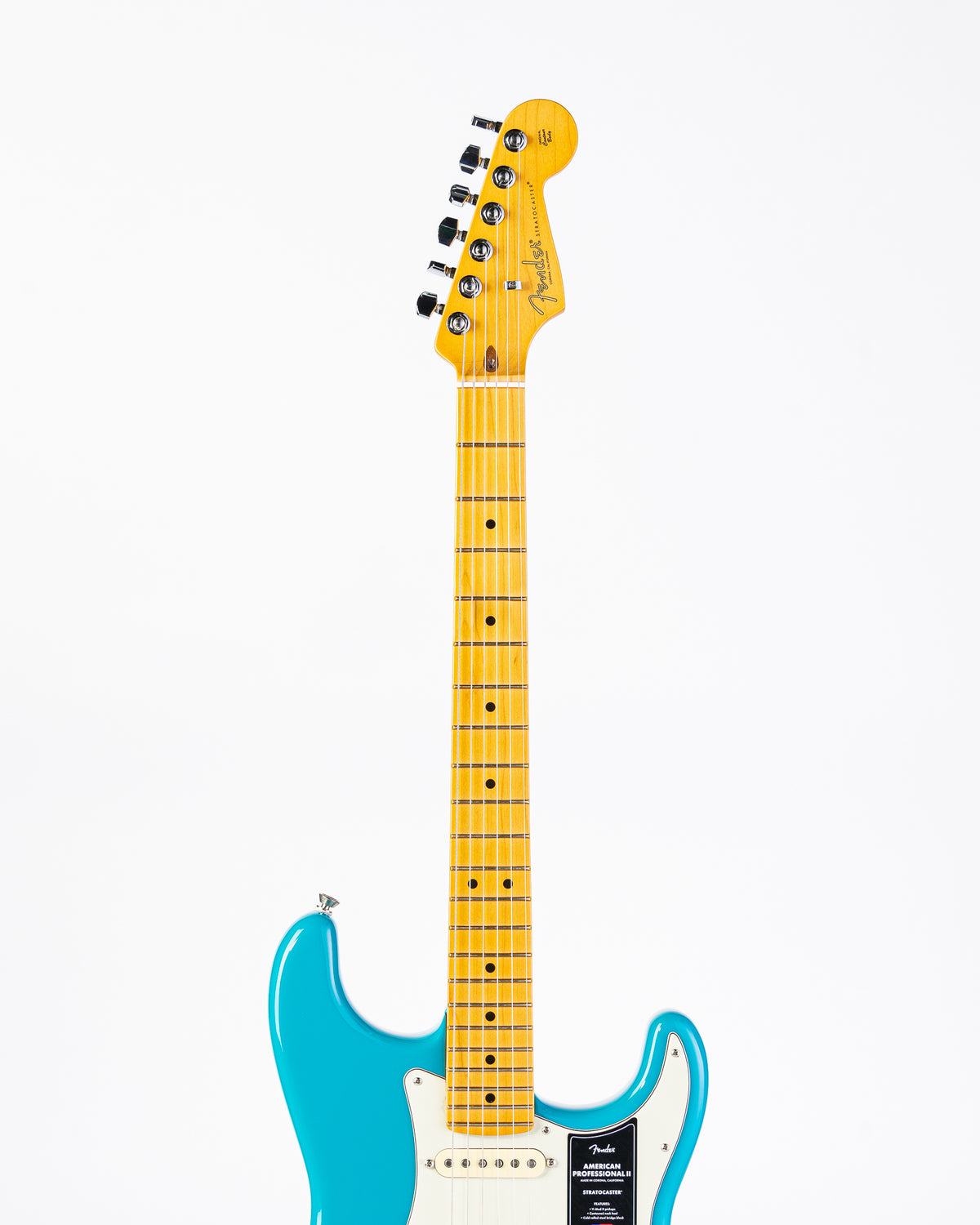 Fender American Professional II Stratocaster Maple Neck Electric Guitar- Miami Blue