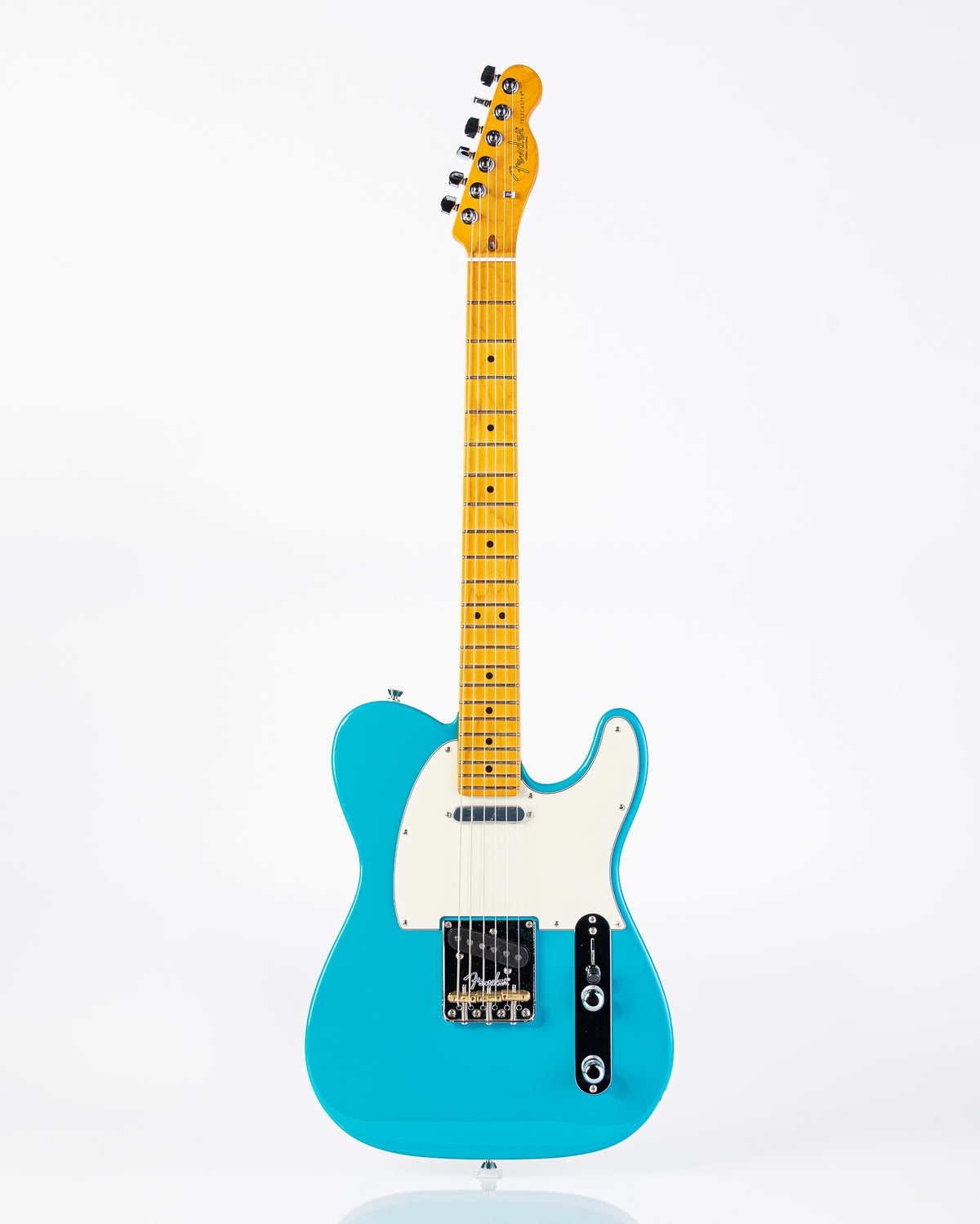 Fender American Professional II Telecaster Electric Guitar- Miami Blue