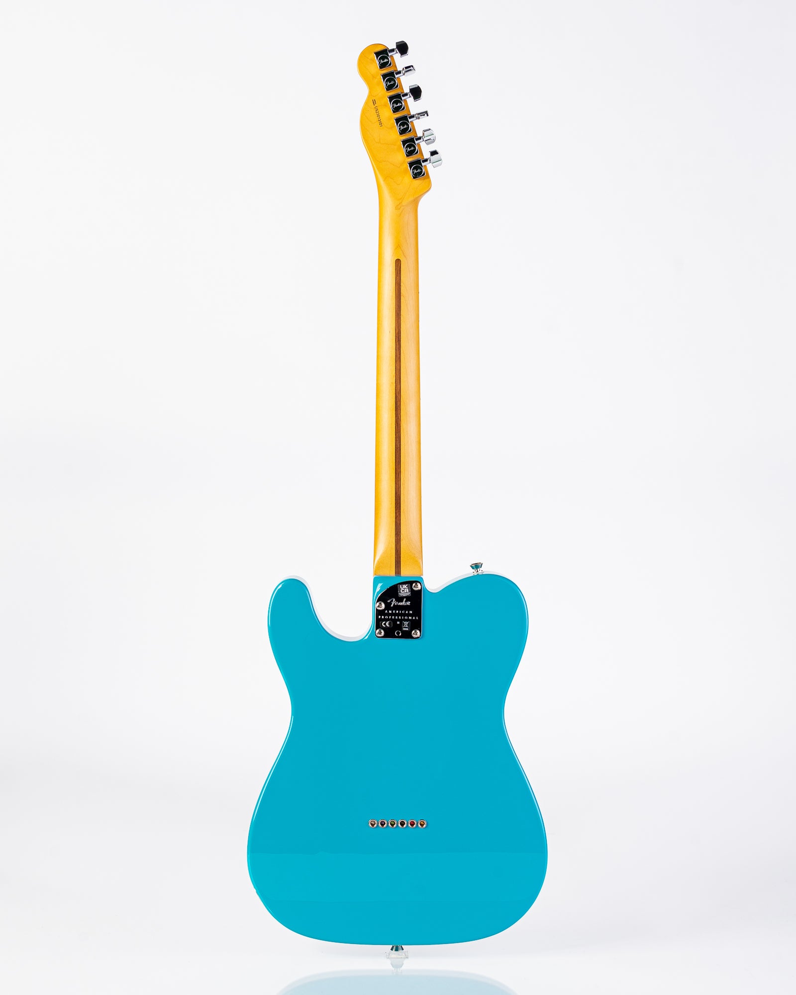 Fender American Professional II Telecaster Electric Guitar- Miami Blue