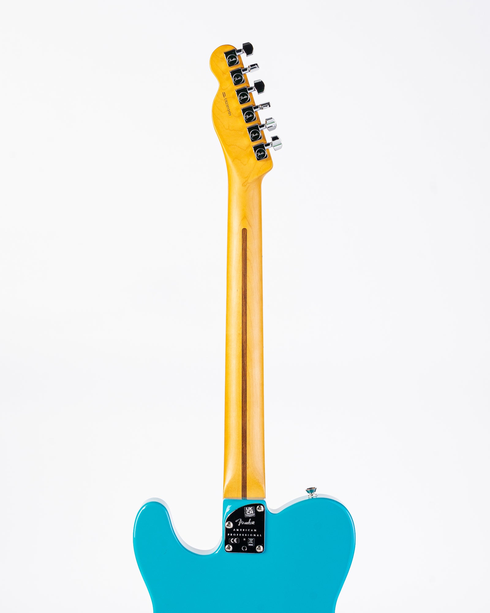 Fender American Professional II Telecaster Electric Guitar- Miami Blue