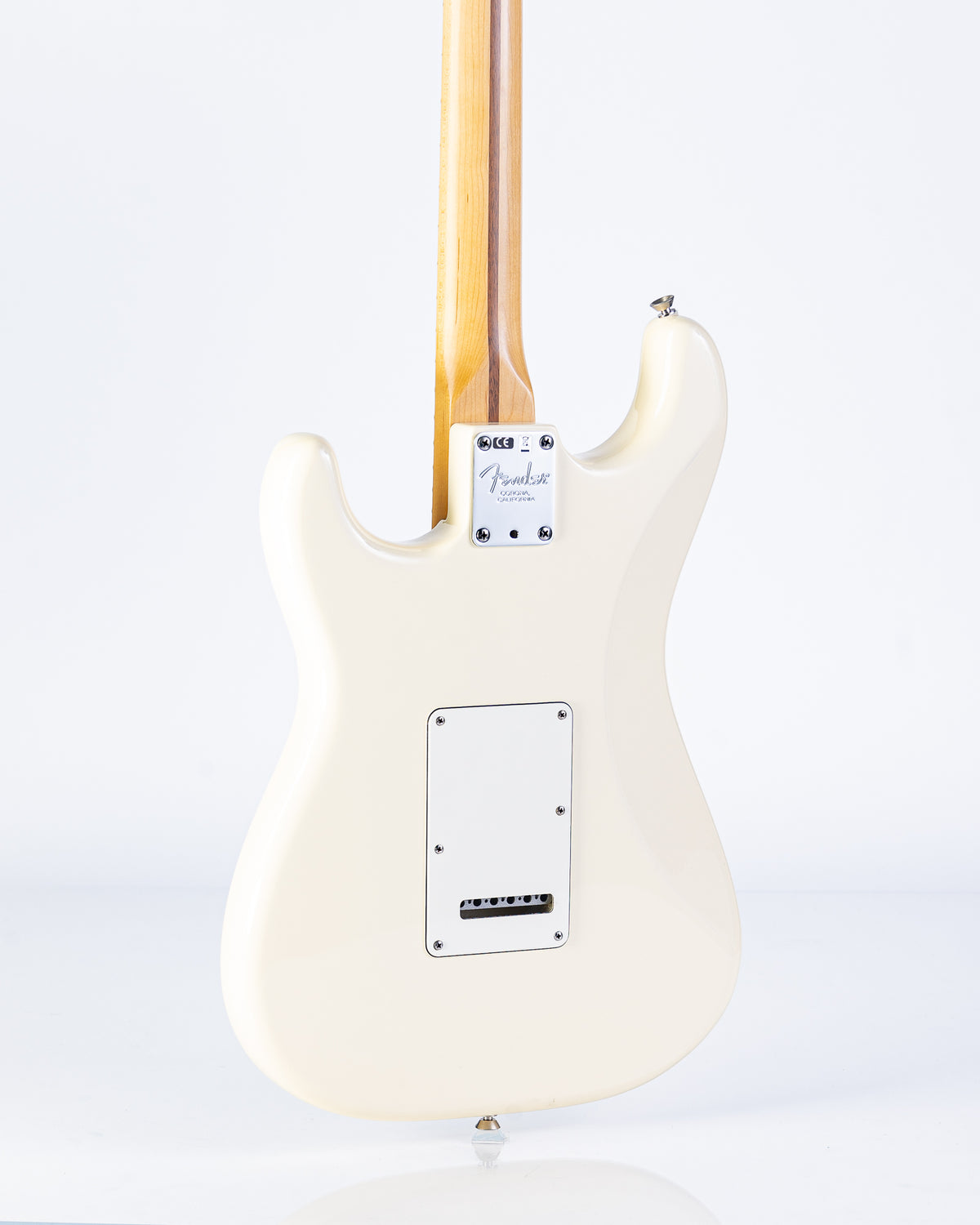 USED Fender American Standard Stratocaster Electric Guitar - Olympic White