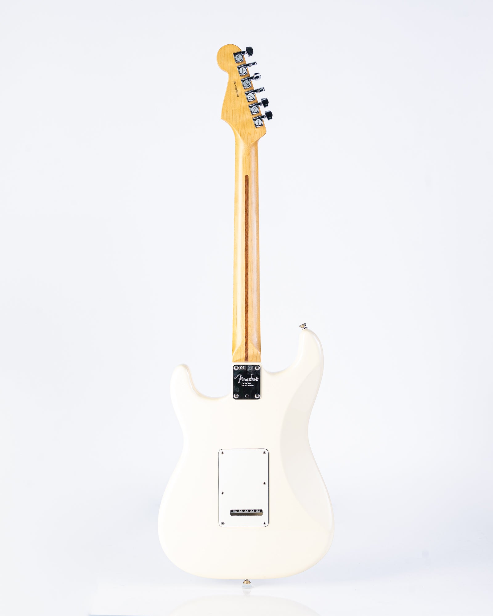 USED Fender American Standard Stratocaster Electric Guitar - Olympic White