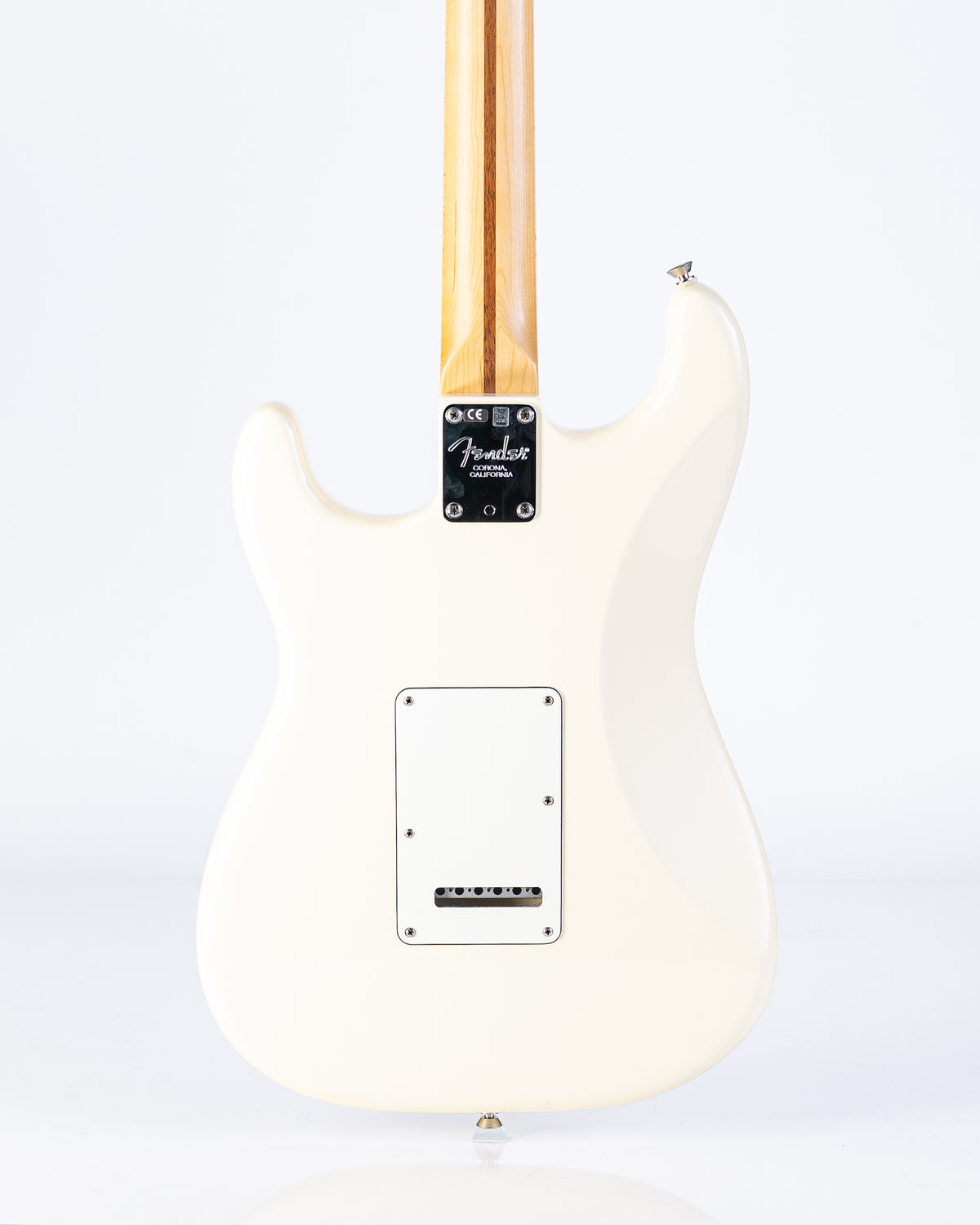 USED Fender American Standard Stratocaster Electric Guitar - Olympic White