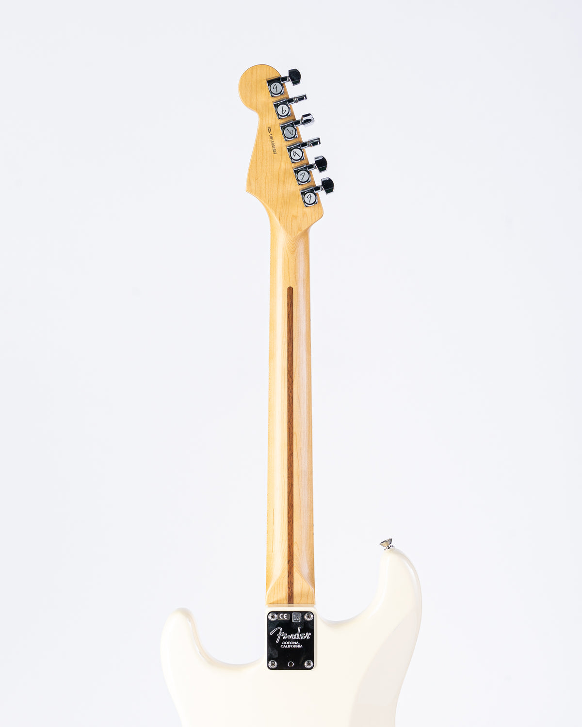 USED Fender American Standard Stratocaster Electric Guitar - Olympic White