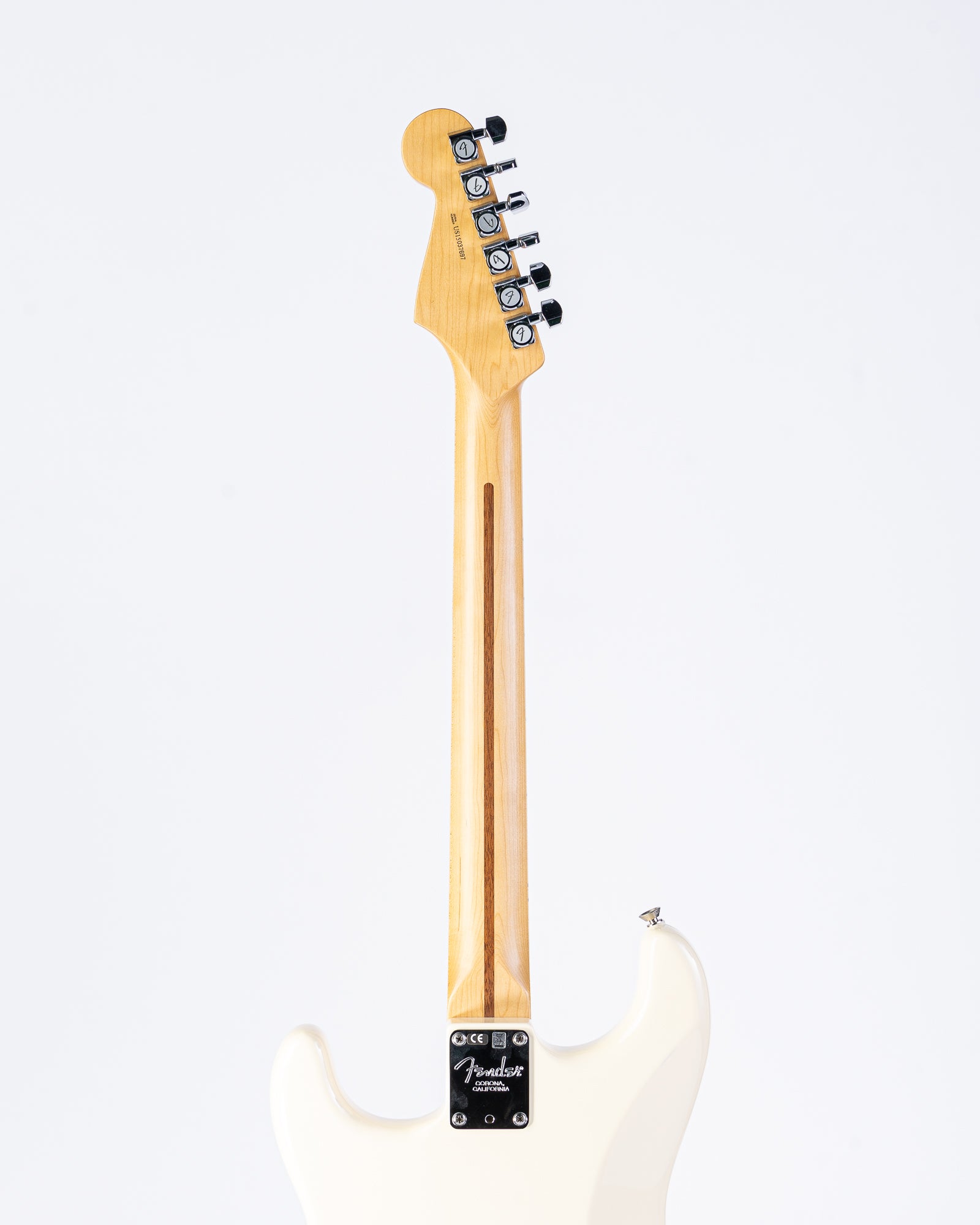 USED Fender American Standard Stratocaster Electric Guitar - Olympic White