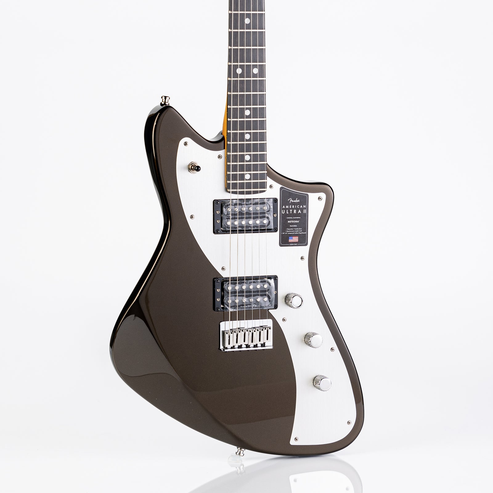 Fender American Ultra II Meteora Electric Guitar - Texas Tea