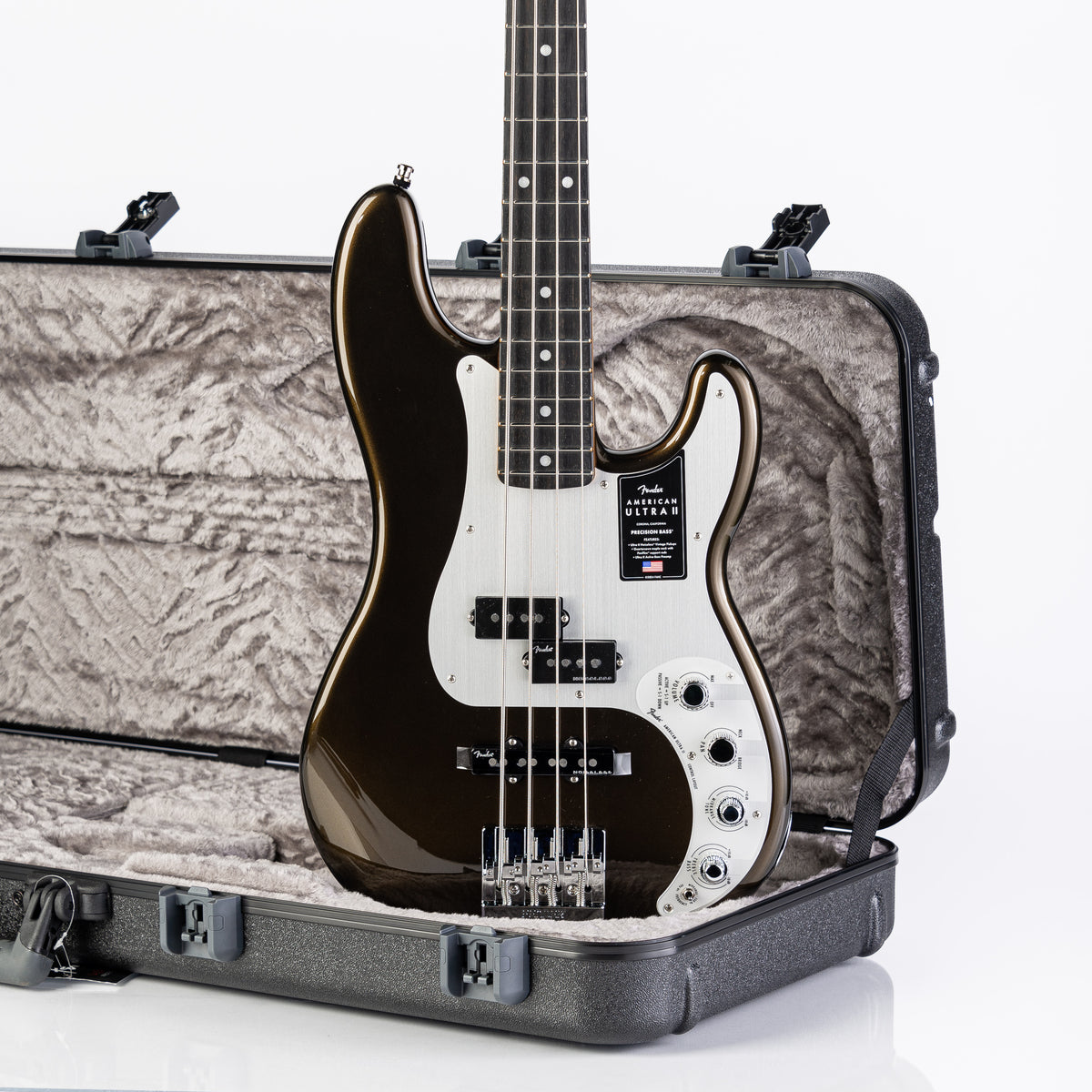 Fender American Ultra II Precision Bass - Texas Tea
