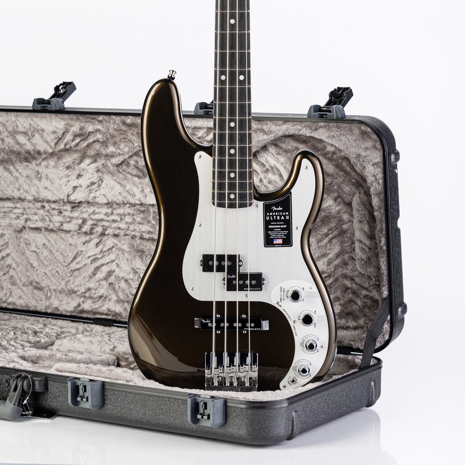 Fender American Ultra II Precision Bass - Texas Tea
