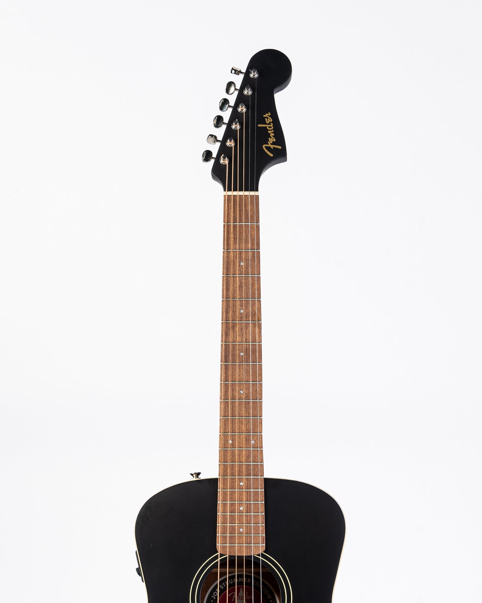 B-STOCK Fender Artist Series Joe Strummer Campfire Acoustic Electric Guitar with Walnut Fingerboard - Matte Black