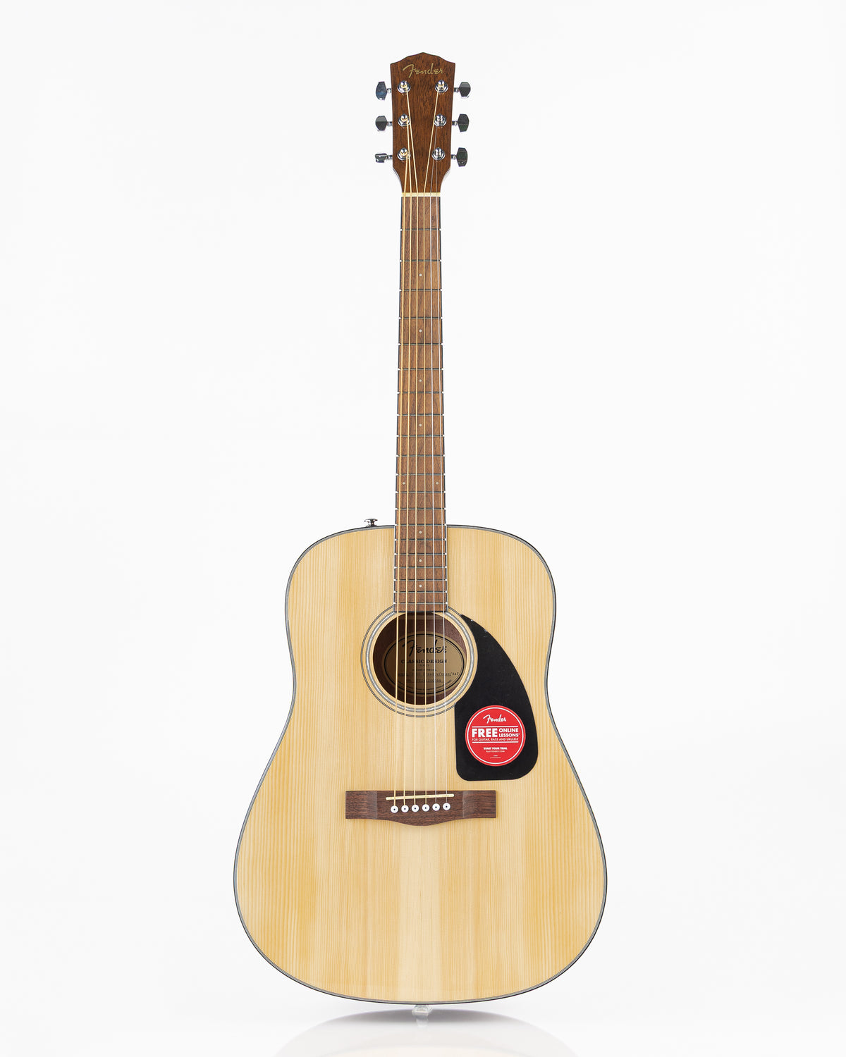 Fender CD-60 Acoustic Guitar - Natural with Hardshell Case