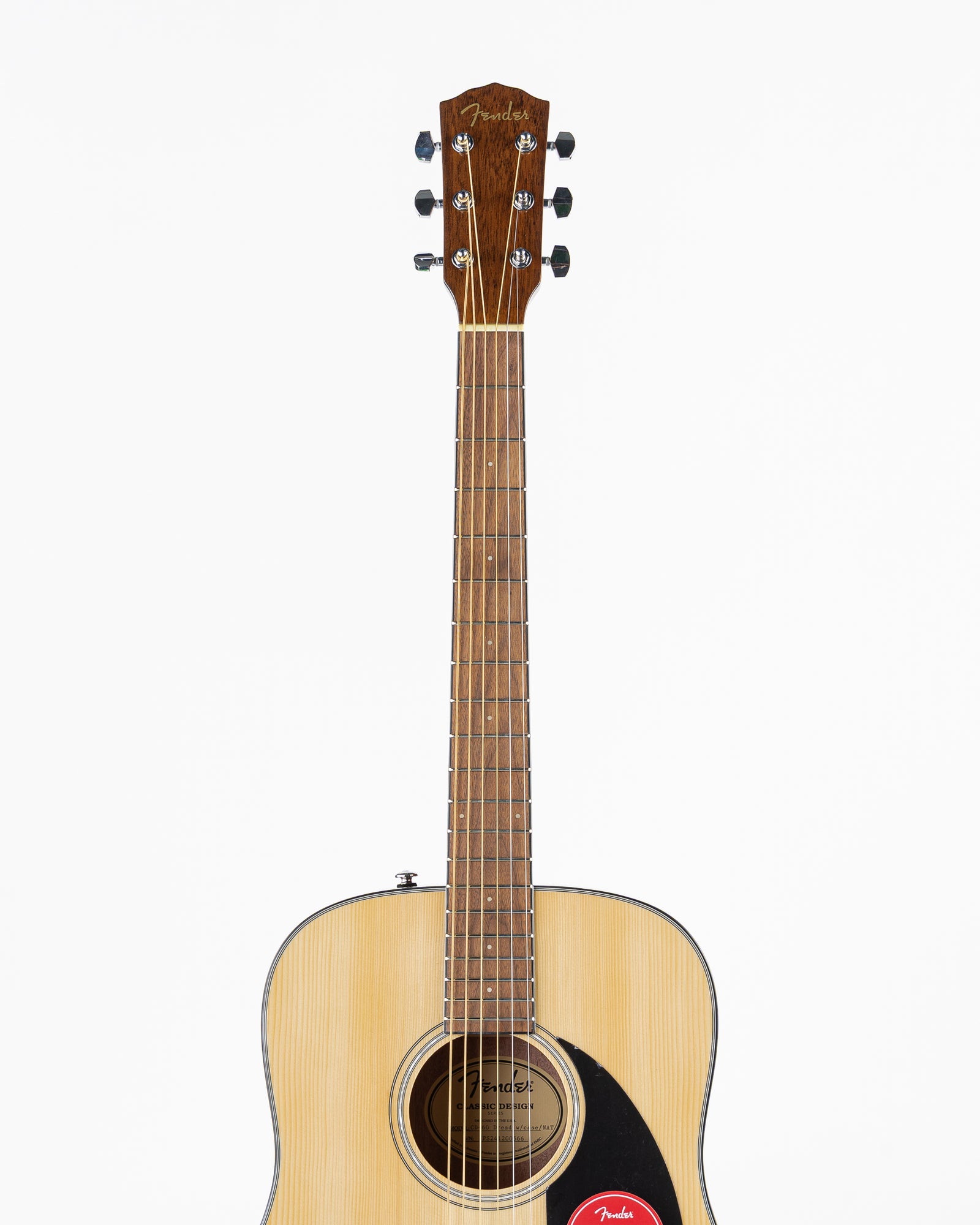 Fender CD-60 Acoustic Guitar - Natural with Hardshell Case