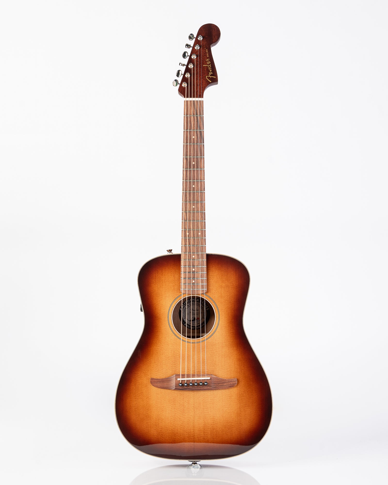 Fender California Series Malibu Classic Acoustic Electric Guitar- Aged Cognac Burst