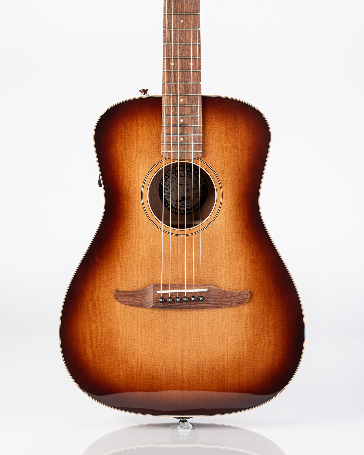 Fender California Series Malibu Classic Acoustic Electric Guitar- Aged Cognac Burst