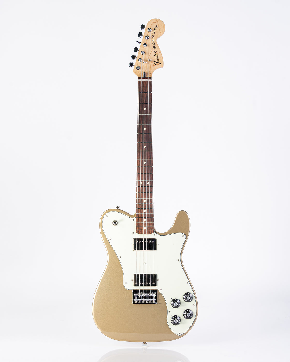 USED Fender Artist Series Chris Shiflett Telecaster Deluxe with Rosewood Fingerboard - Shoreline Gold