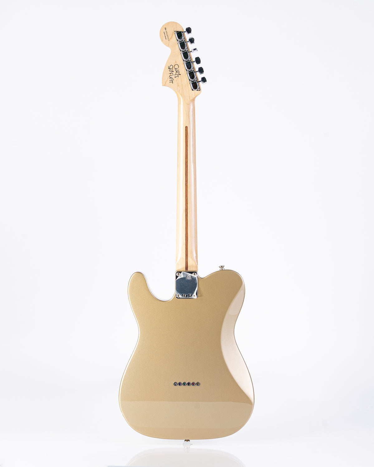 USED Fender Artist Series Chris Shiflett Telecaster Deluxe with Rosewood Fingerboard - Shoreline Gold
