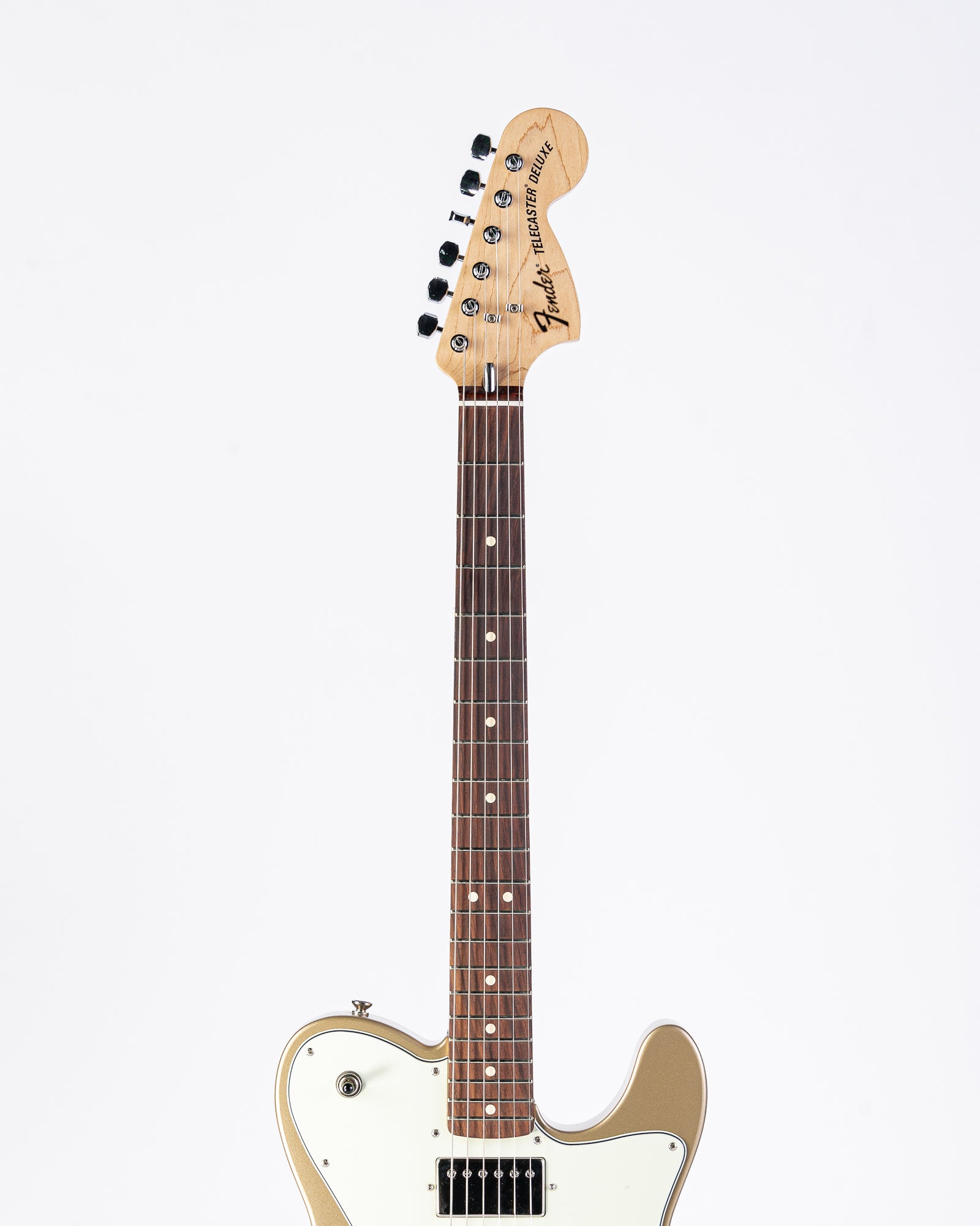 USED Fender Artist Series Chris Shiflett Telecaster Deluxe with Rosewood Fingerboard - Shoreline Gold