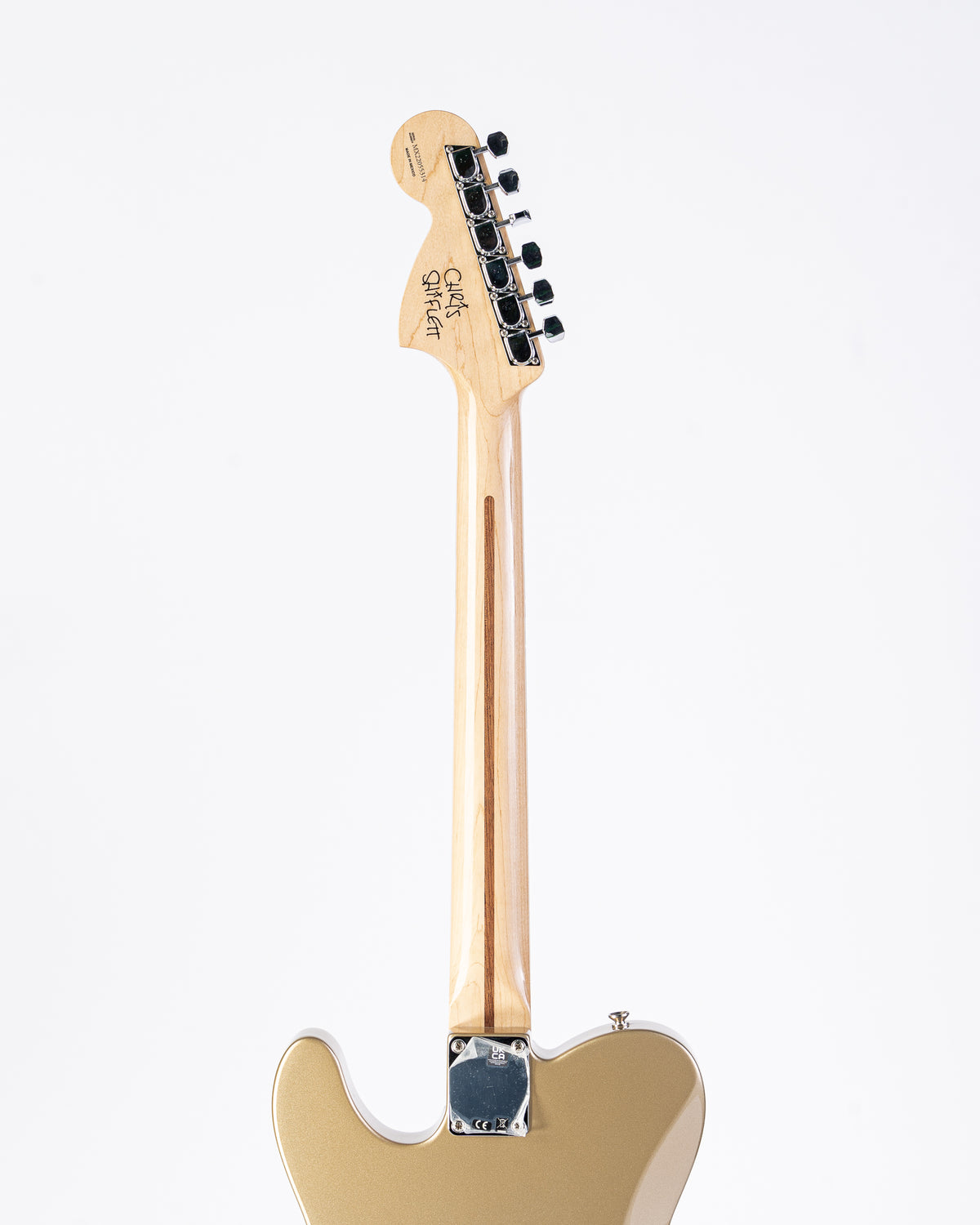 USED Fender Artist Series Chris Shiflett Telecaster Deluxe with Rosewood Fingerboard - Shoreline Gold
