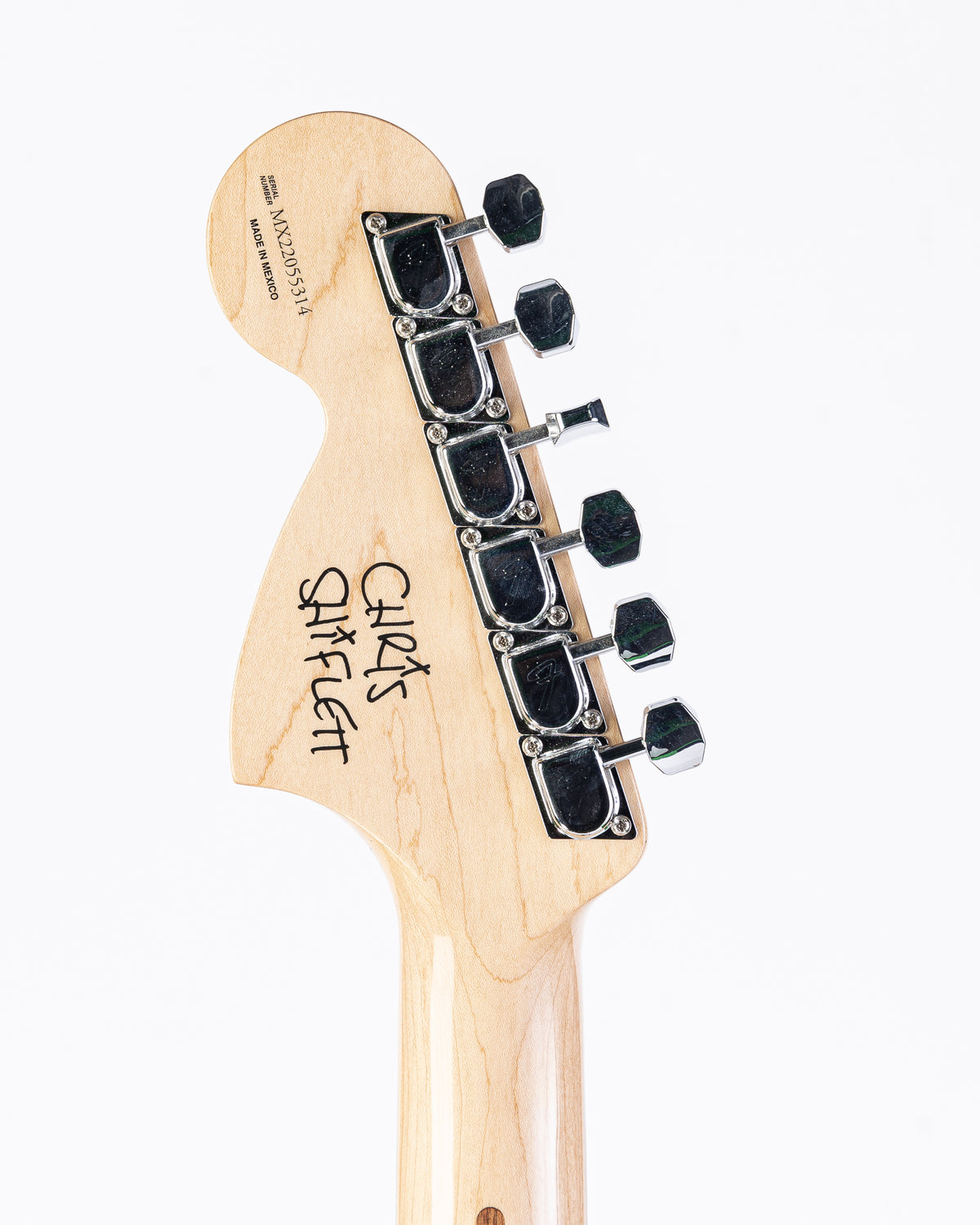 USED Fender Artist Series Chris Shiflett Telecaster Deluxe with Rosewood Fingerboard - Shoreline Gold