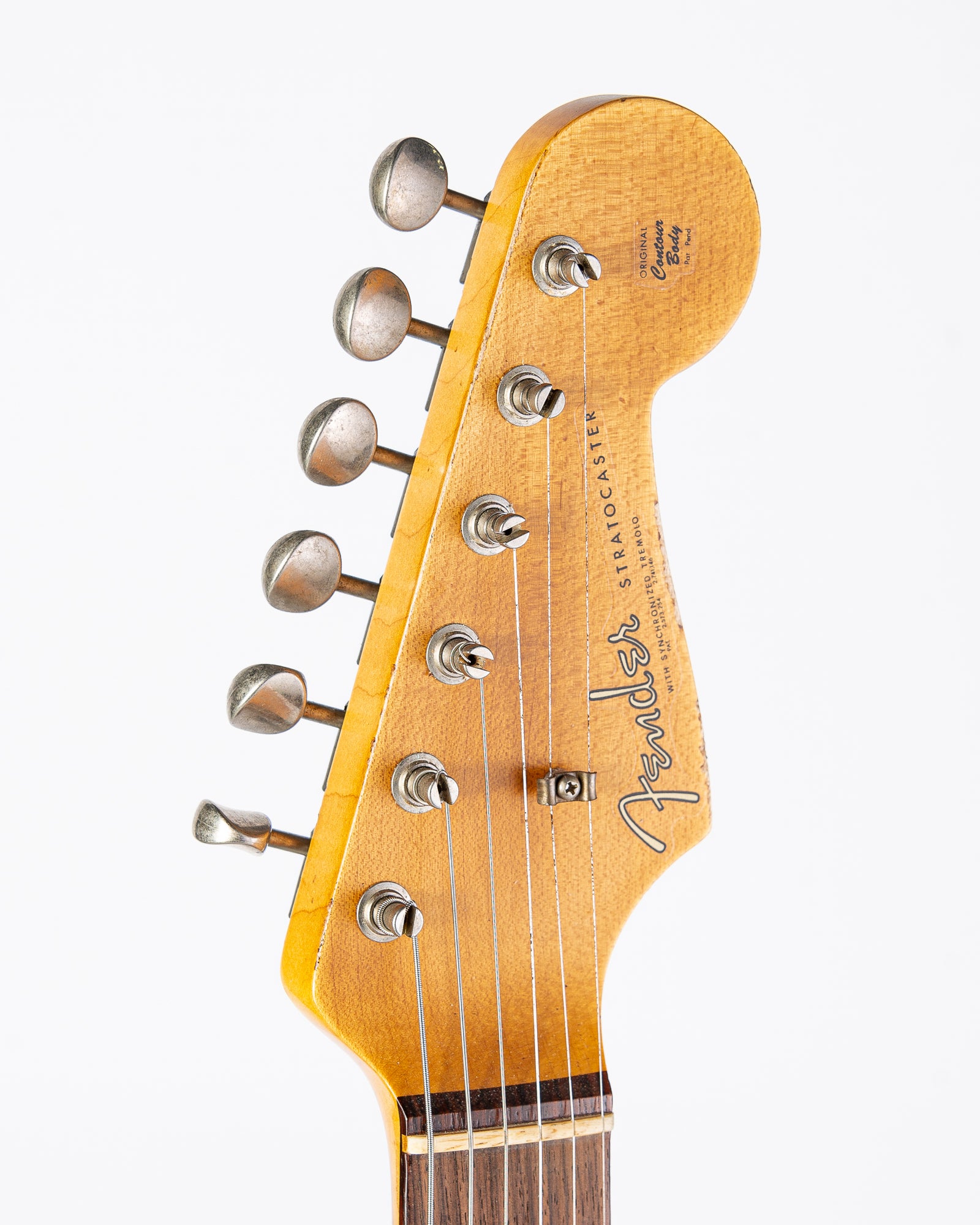 Fender Custom Shop 1963 Stratocaster Electric Guitar - Heavy Relic Faded Aged Sonic Blue