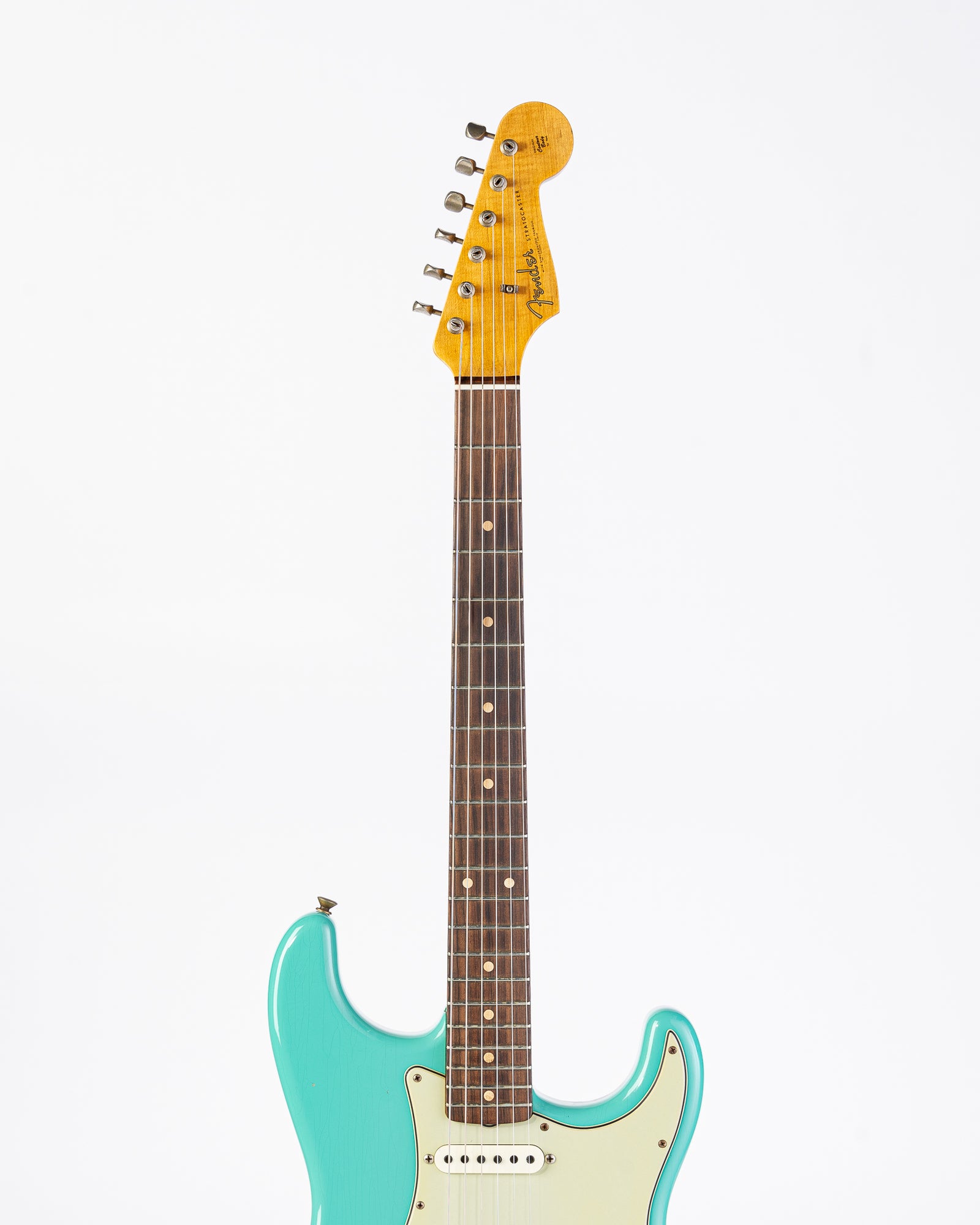 Fender Custom Shop Limited Edition '62/'63 Stratocaster Electric Guitar - Journeyman Relic, Aged Surf Green