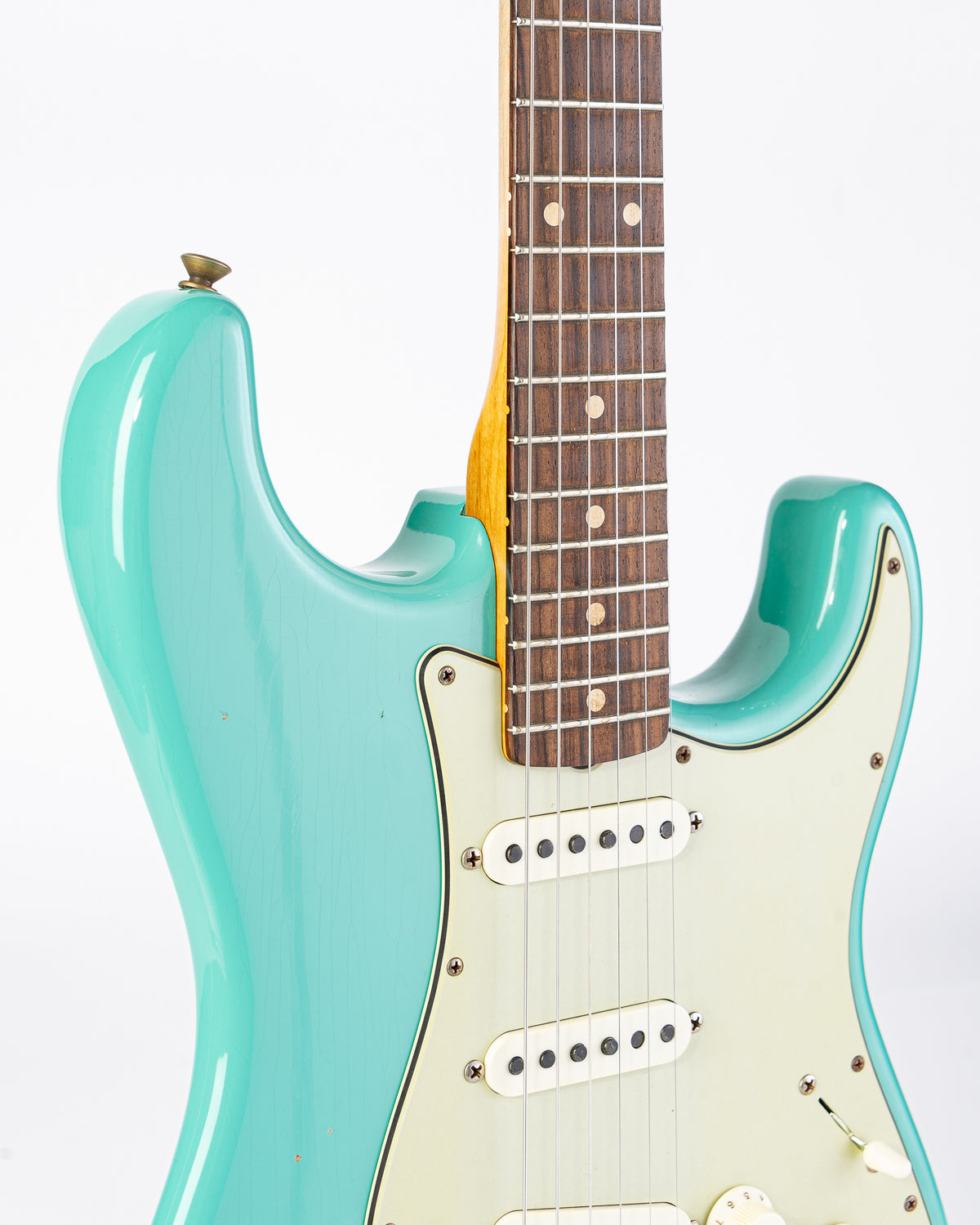 Fender Custom Shop Limited Edition '62/'63 Stratocaster Electric Guitar - Journeyman Relic, Aged Surf Green