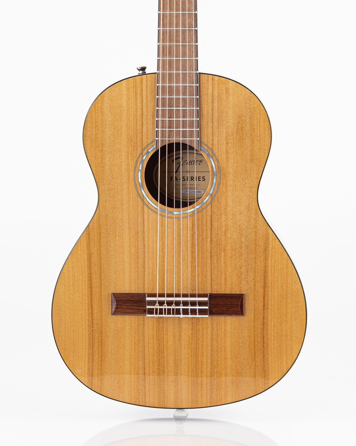 Fender FA-15N 3/4 Size Classical Acoustic Guitar - Natural with Gig Bag