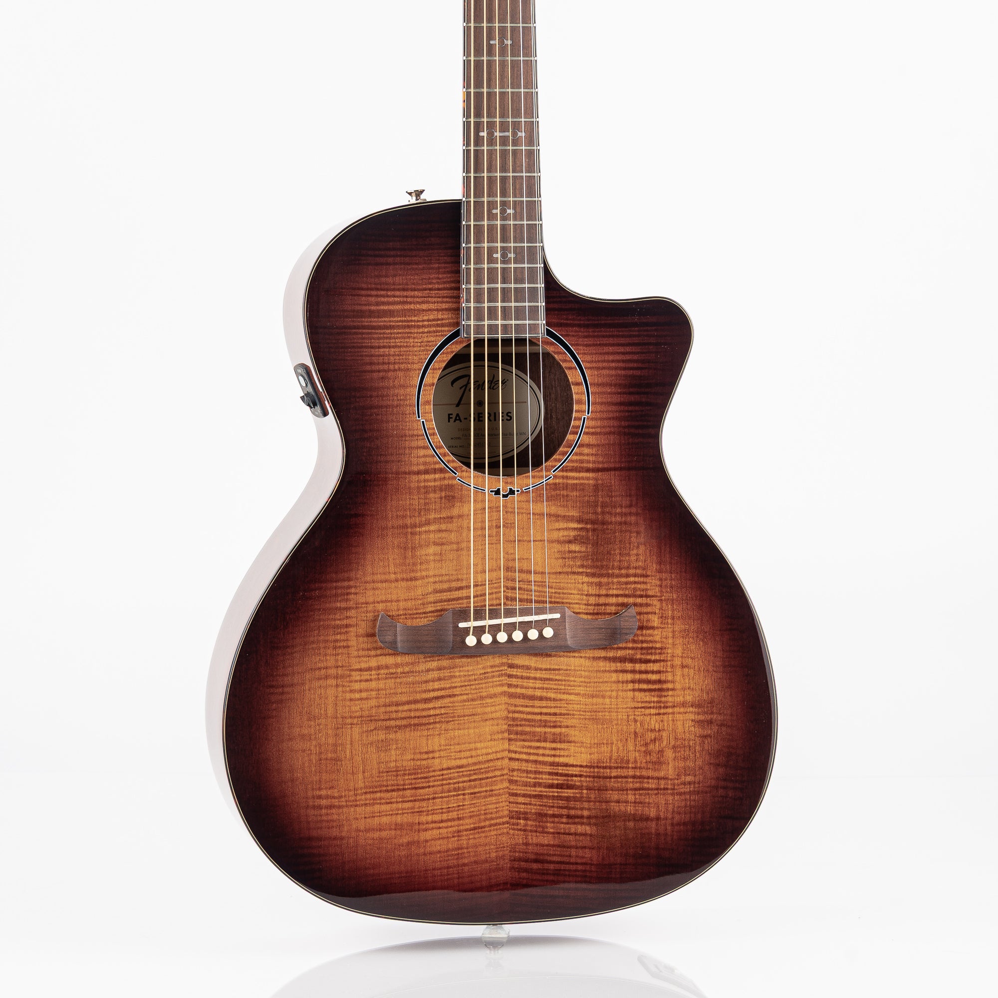 Fender FA-345CE Auditorium Acoustic Electric Guitar - 3-Color Tea Burst