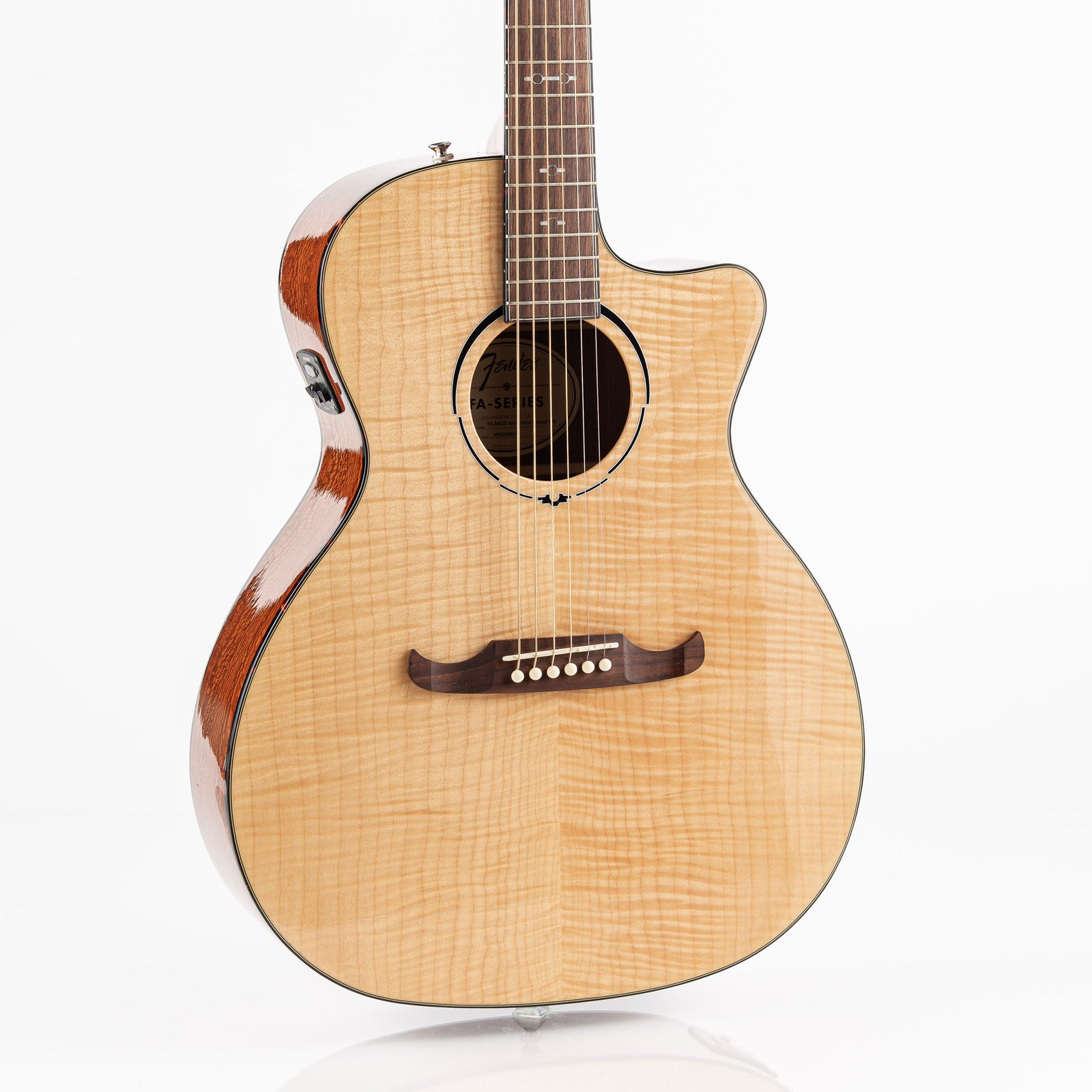 Fender FA-345CE Auditorium Acoustic Electric Guitar - Natural