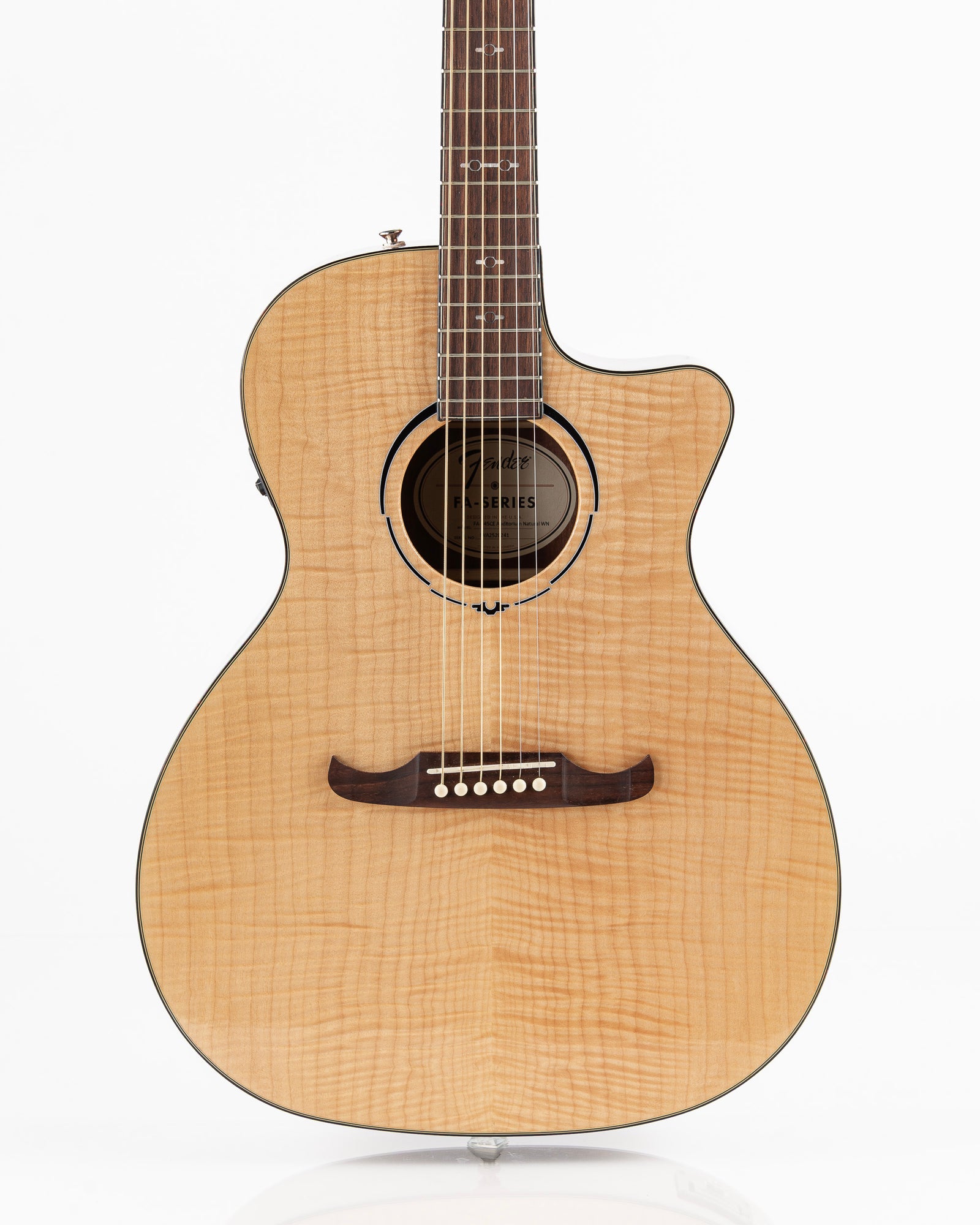 Fender FA-345CE Auditorium Acoustic Electric Guitar - Natural