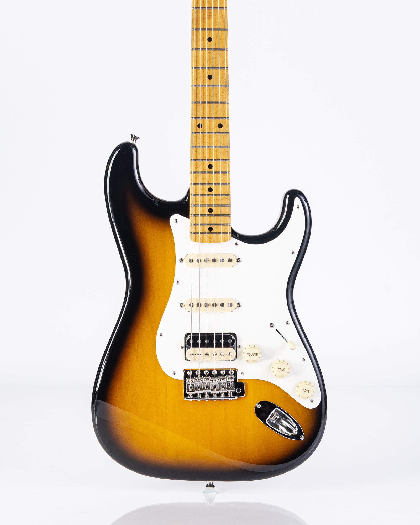 USED Fender JV Modified 50s Stratocaster with Maple Fingerboard - 2-Color Sunburst