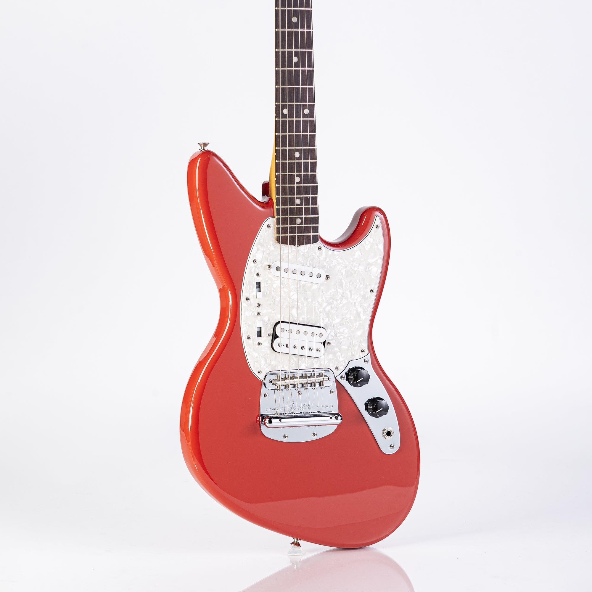 USED Fender Kurt Cobain Jag-Stang with Rosewood Fingerboard - Fiesta Red