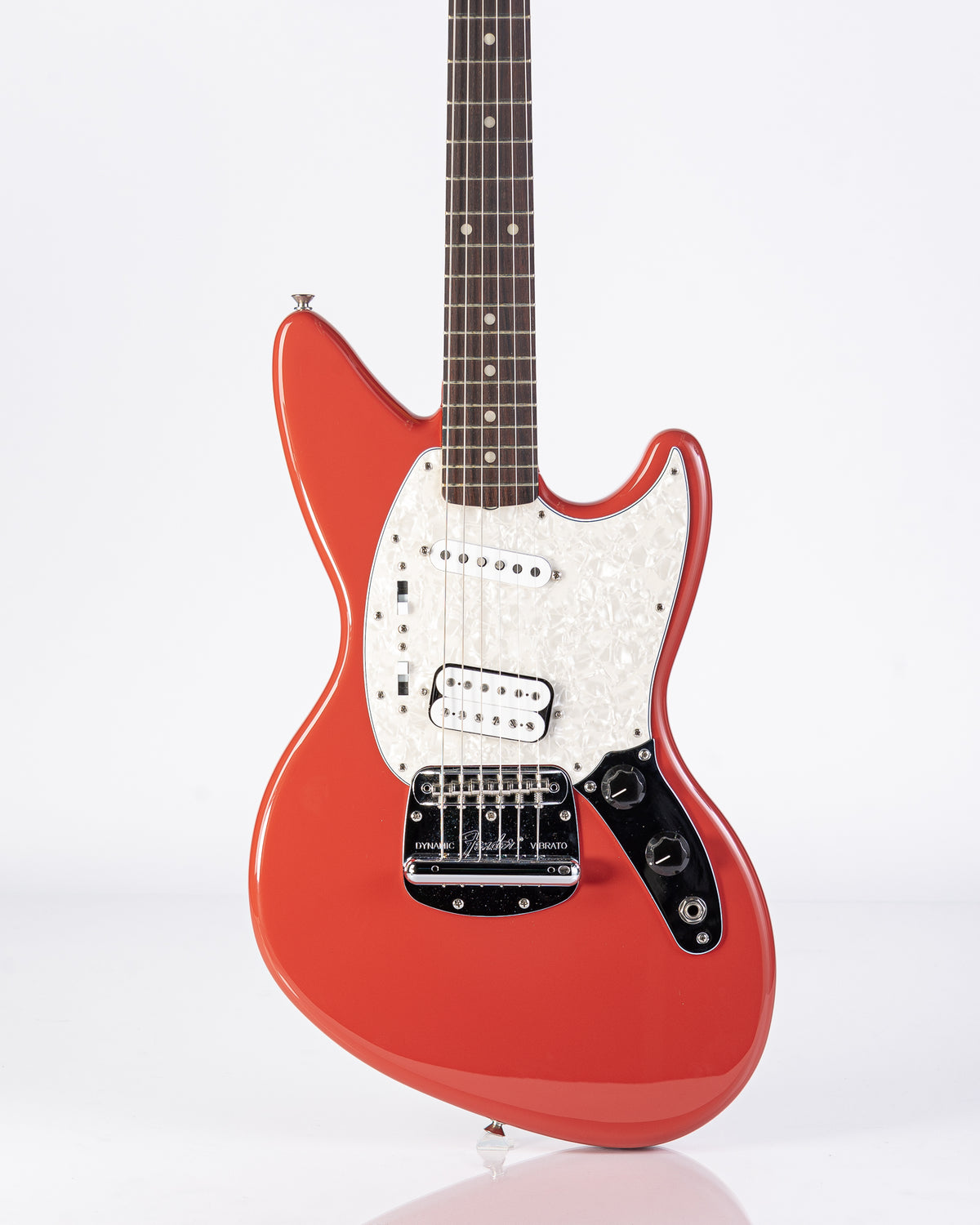 USED Fender Kurt Cobain Jag-Stang with Rosewood Fingerboard - Fiesta Red