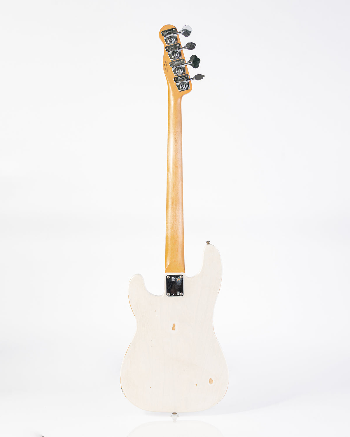 USED Fender Mike Dirnt Signature Road Worn Precision Bass- White Blonde