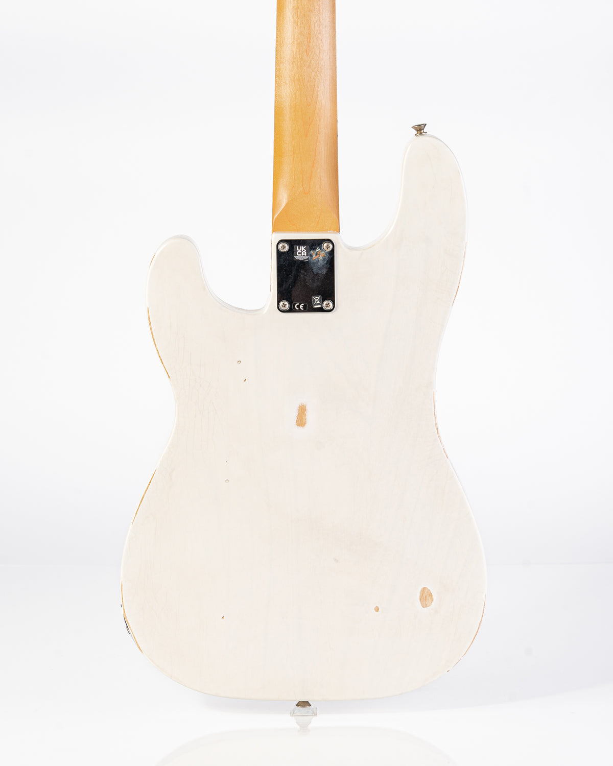 USED Fender Mike Dirnt Signature Road Worn Precision Bass- White Blonde
