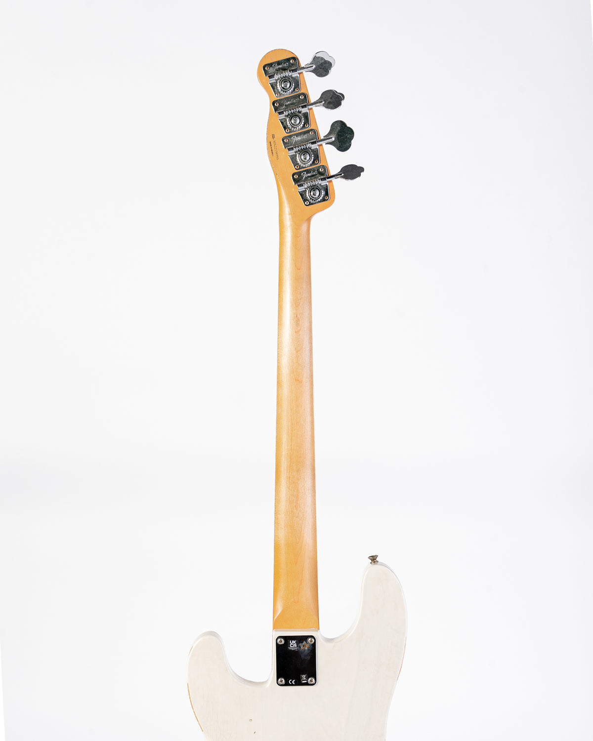 USED Fender Mike Dirnt Signature Road Worn Precision Bass- White Blonde