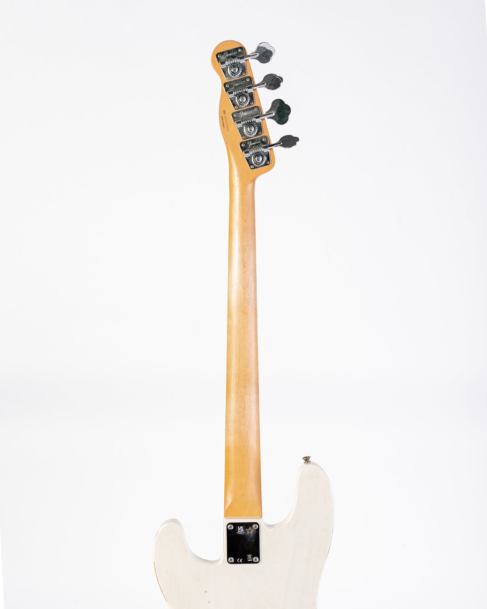 USED Fender Mike Dirnt Signature Road Worn Precision Bass- White Blonde