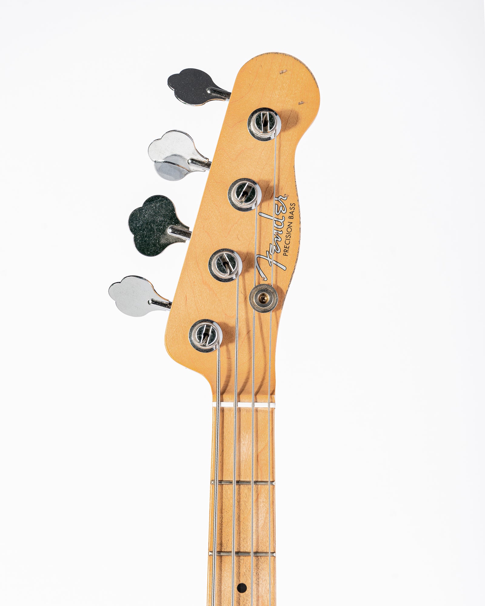 USED Fender Mike Dirnt Signature Road Worn Precision Bass- White Blonde