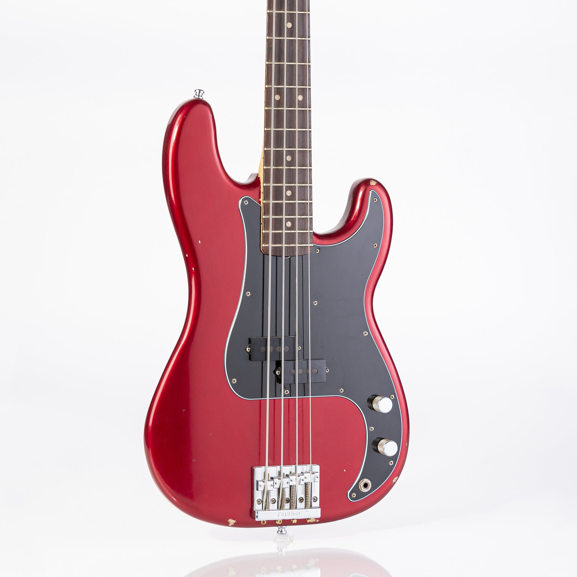 Fender Nate Mendel Precision Bass with Rosewood Fingerboard - Candy Apple Red