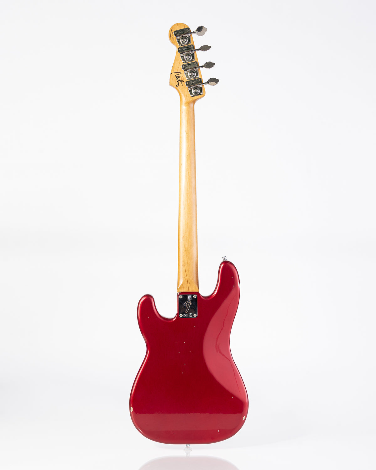 Fender Nate Mendel Precision Bass with Rosewood Fingerboard - Candy Apple Red