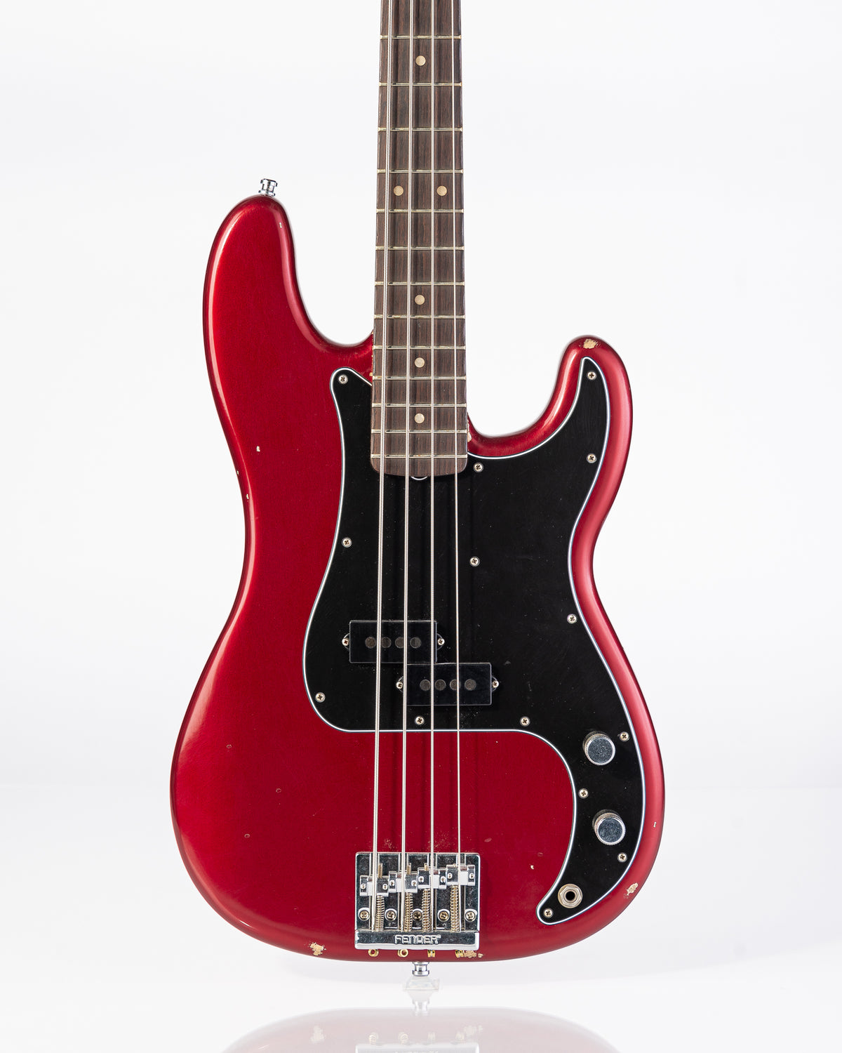 Fender Nate Mendel Precision Bass with Rosewood Fingerboard - Candy Apple Red