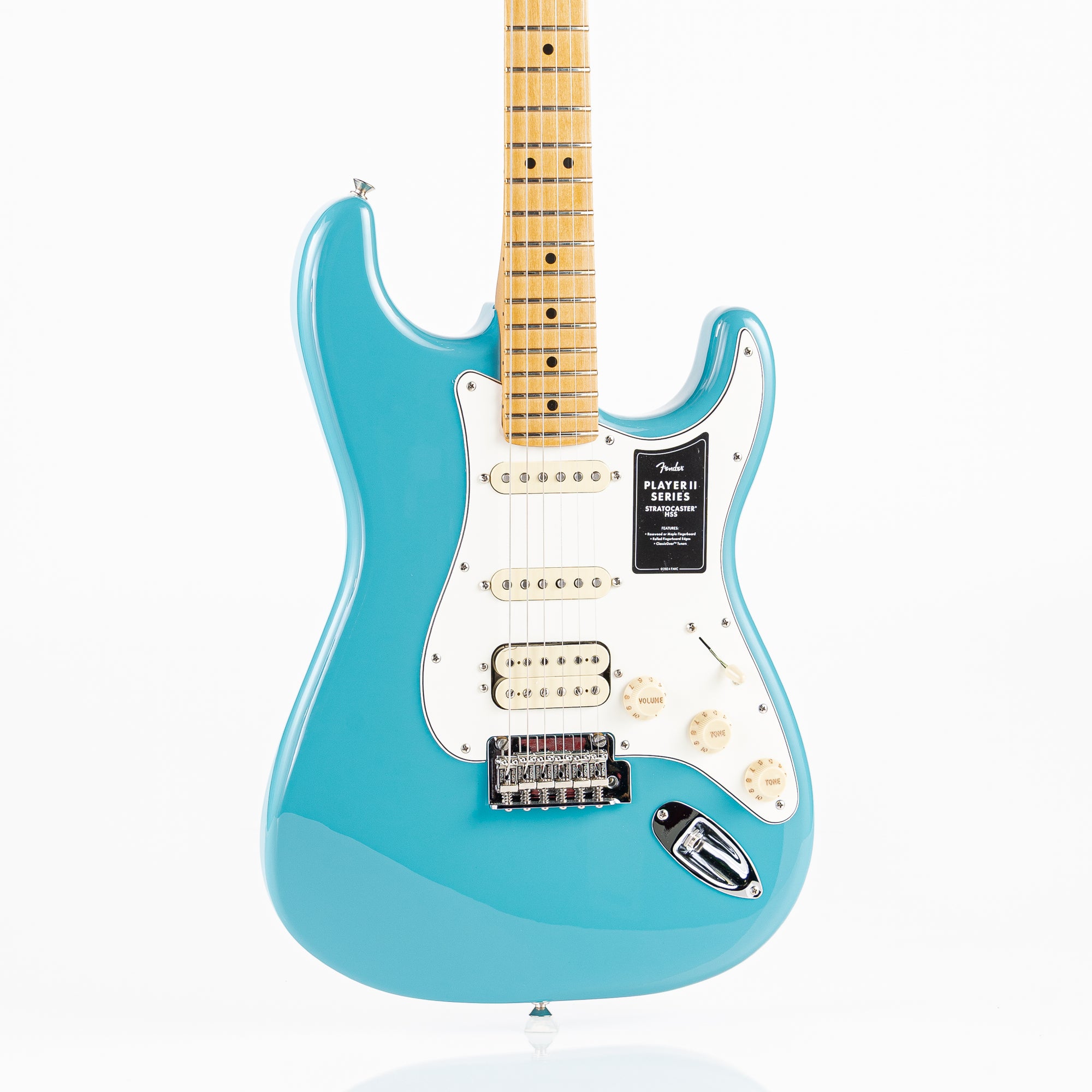 Fender Player II Stratocaster HSS Electric Guitar - Aquatone Blue