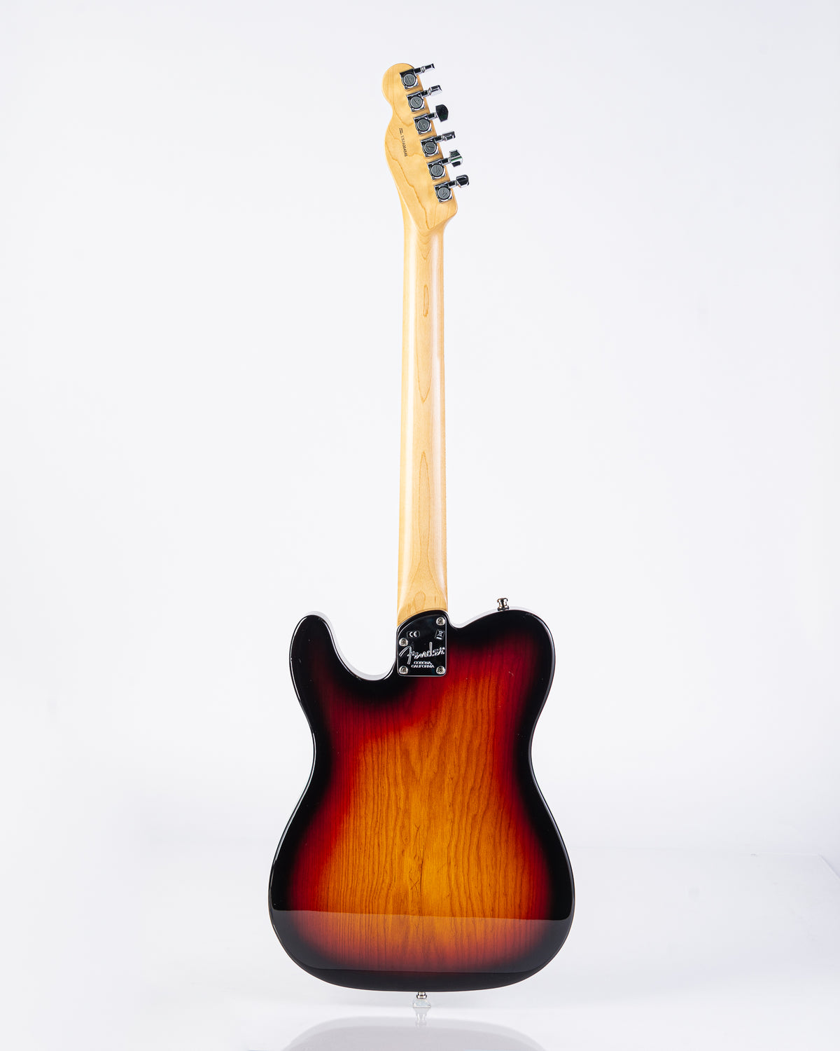 USED Fender American Elite Telecaster Thinline W/OHSC 3-Tone Sunburst