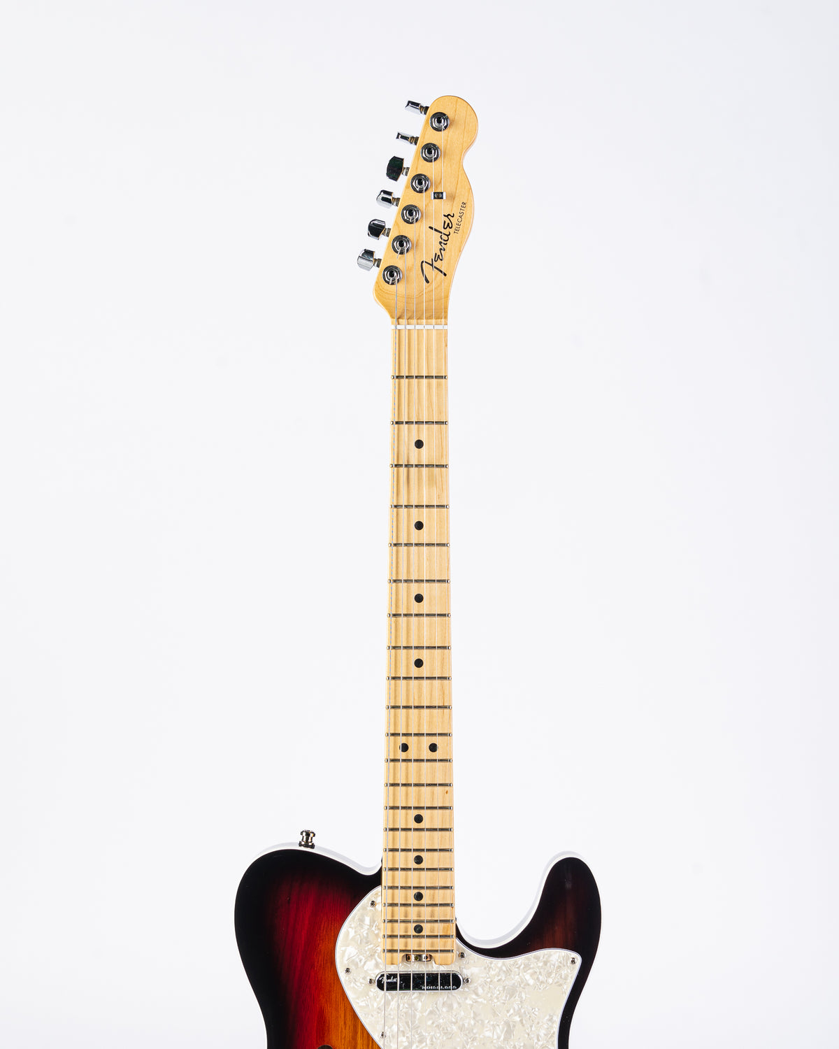 USED Fender American Elite Telecaster Thinline W/OHSC 3-Tone Sunburst