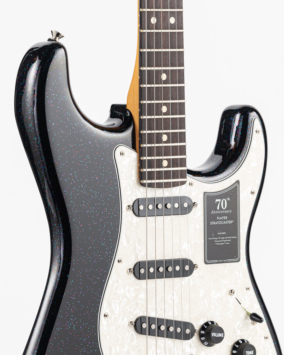 Fender 70th Anniversary Player Stratocaster Electric Guitar - Nebula Noir