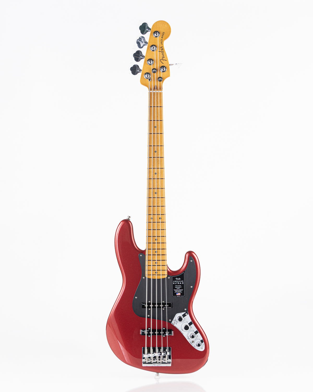 Fender American Ultra II Jazz Bass V - Sinister Red