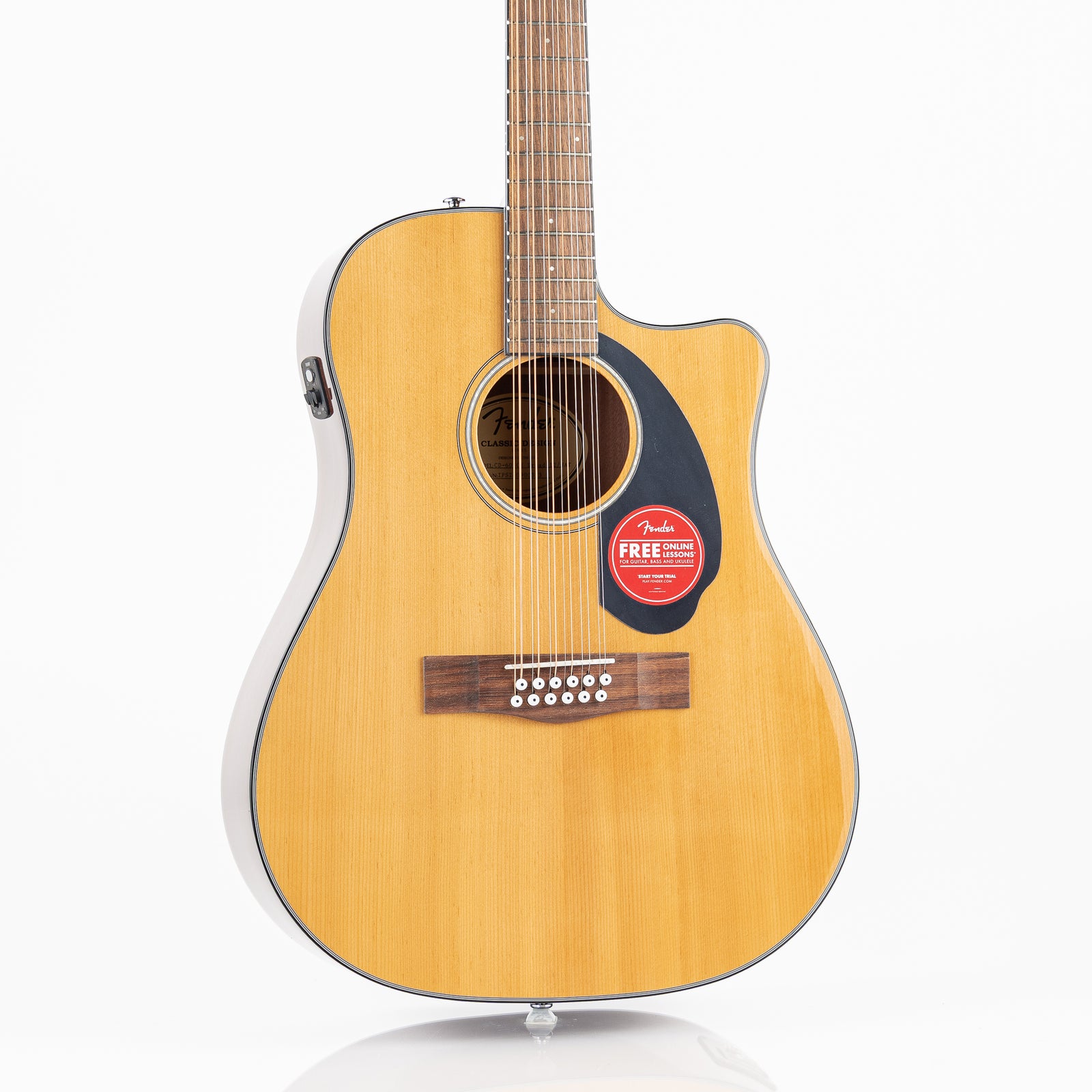 Fender CD-60SCE 12 String Acoustic Electric Guitar - Natural