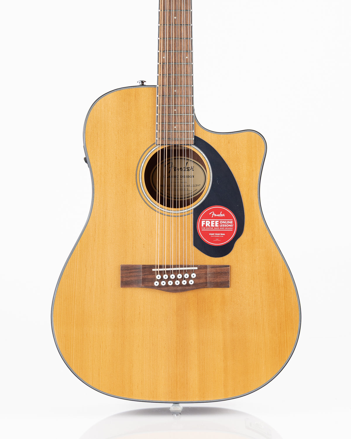 Fender CD-60SCE 12 String Acoustic Electric Guitar - Natural