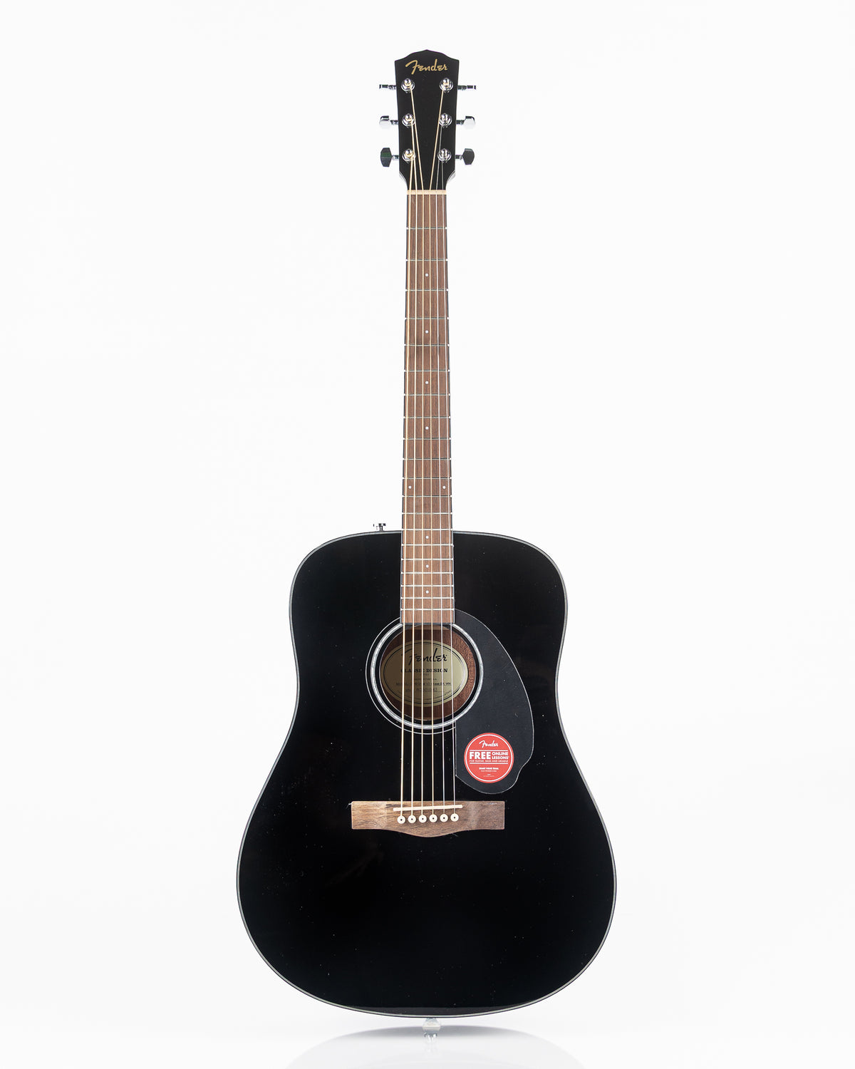 Fender CD-60 V3 Acoustic Guitar - Black Gloss with Hardshell Case