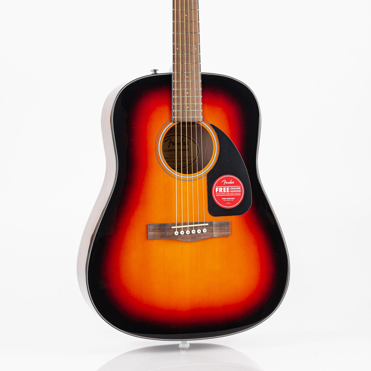 Fender CD-60 V3 Acoustic Guitar - Sunburst W/Hardshell Case