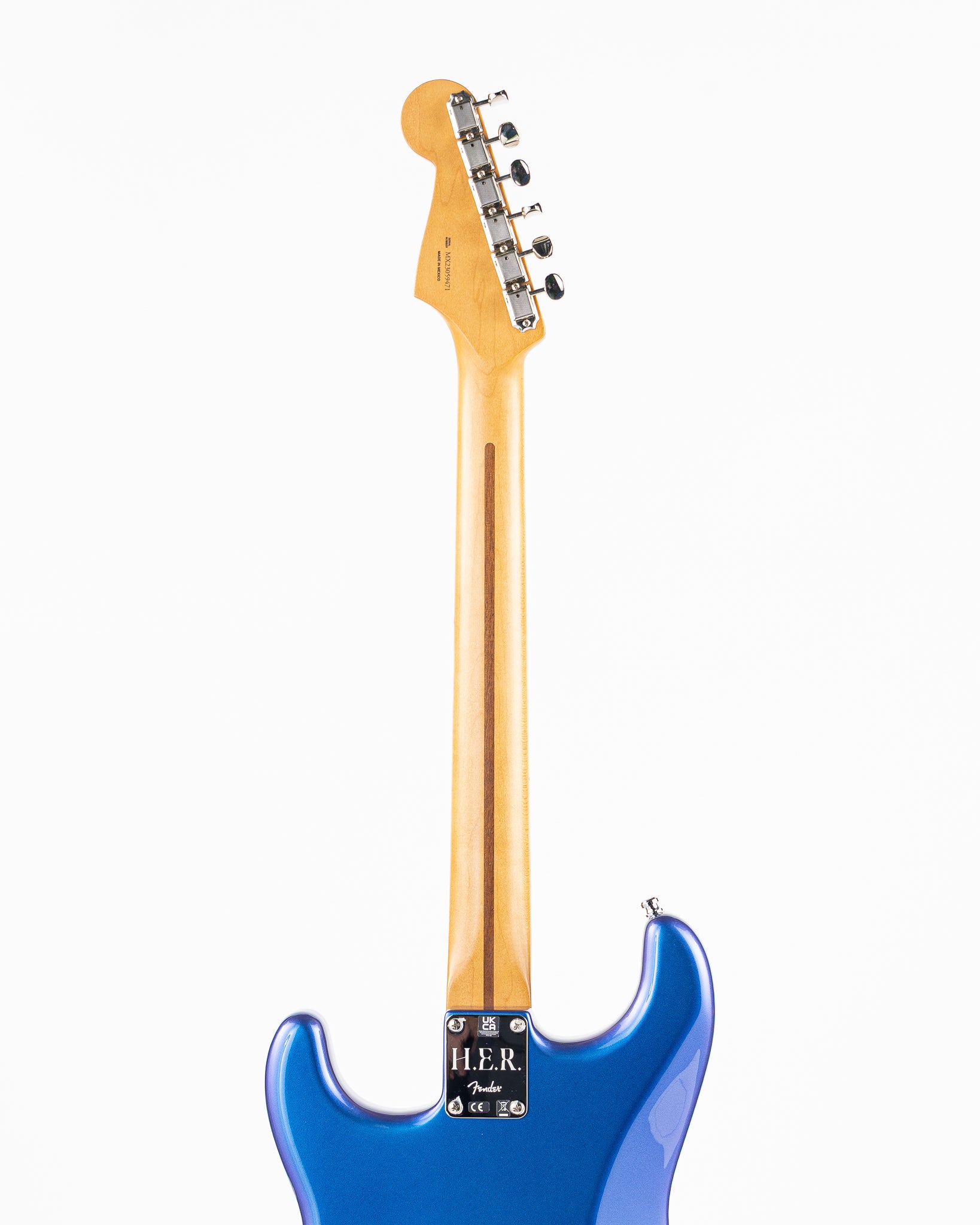 USED Fender Limited Edition H.E.R. Signature Stratocaster Electric Guitar - Blue Marlin